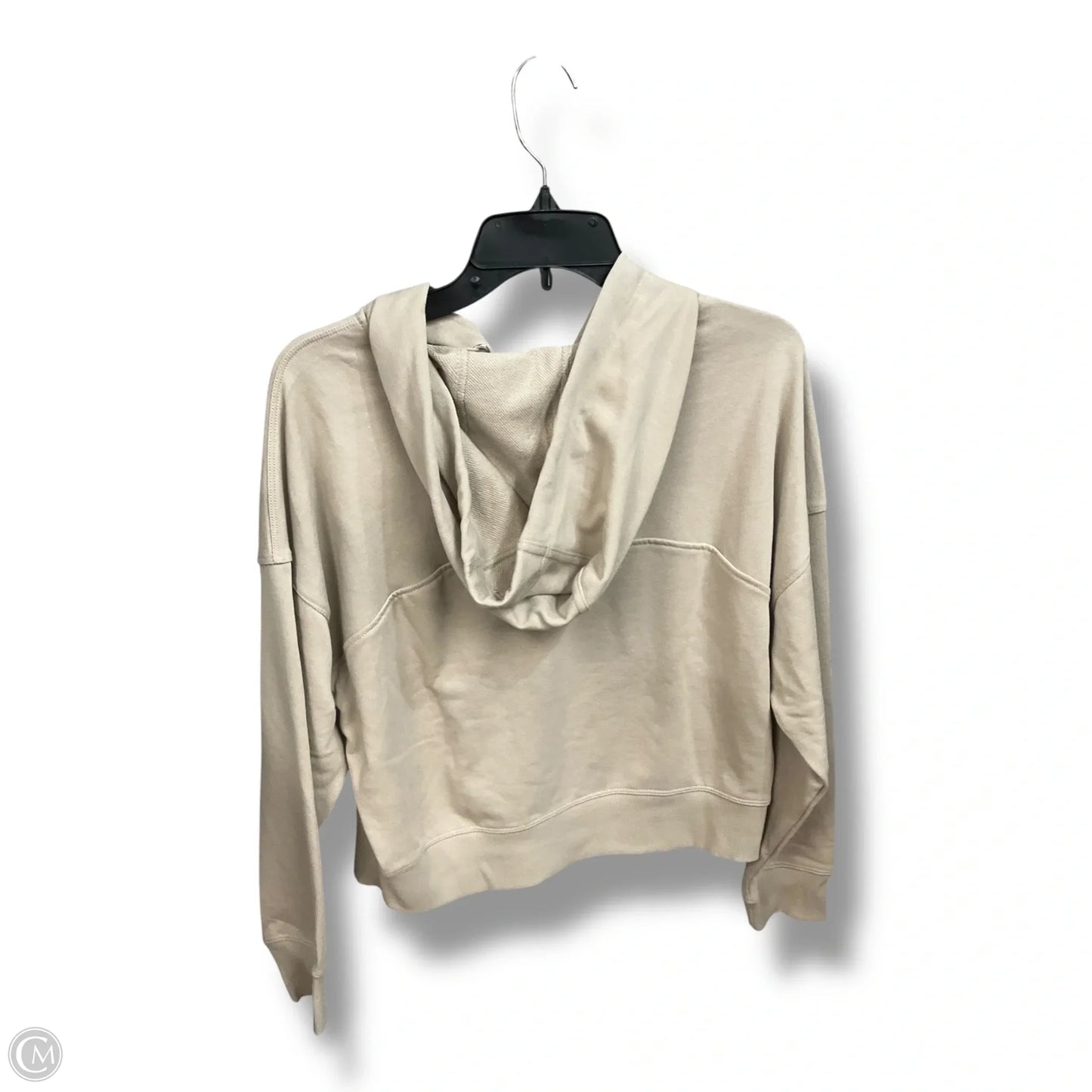 Athletic Jacket By Dkny In Cream, Size: M