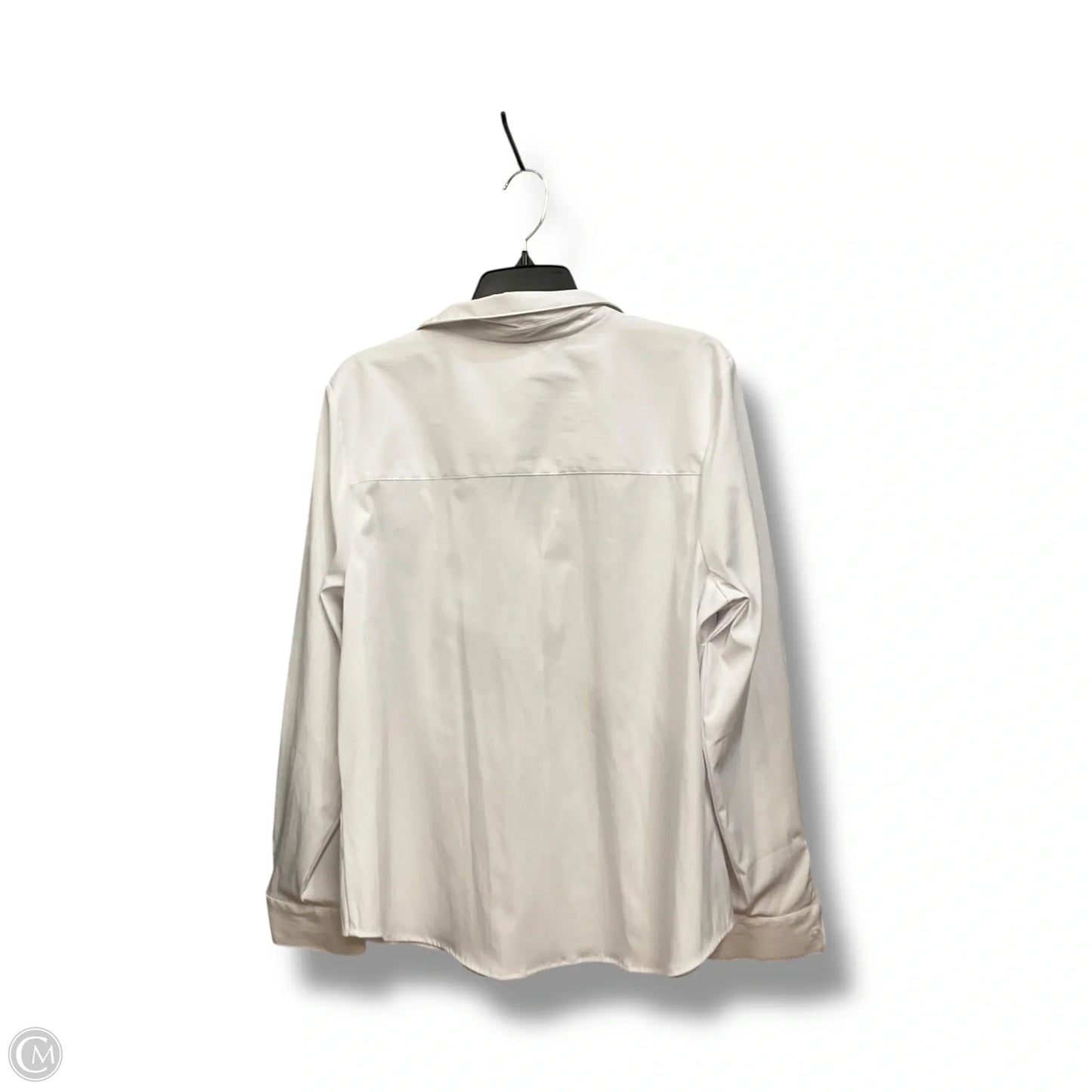 Blouse Long Sleeve By Elle In White, Size: Xxl