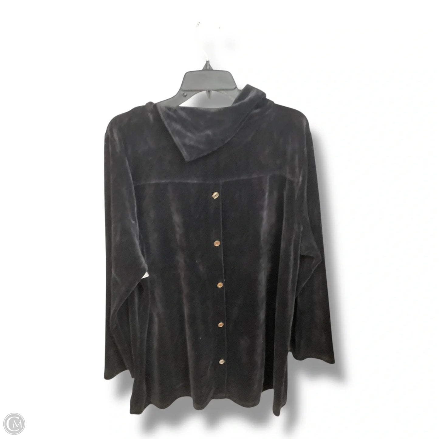 Top Long Sleeve By Talbots In Black, Size: 2x