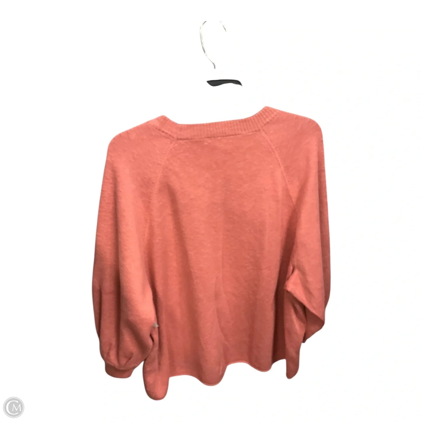 Top 3/4 Sleeve Basic By Madewell In Peach, Size: Xl