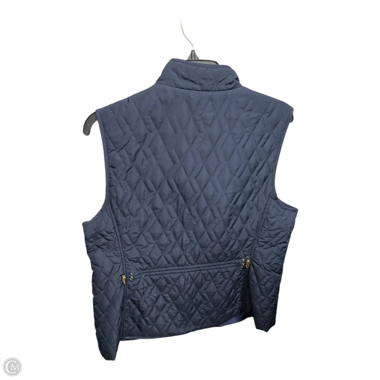 Vest Puffer & Quilted By Croft And Barrow In Navy, Size: L