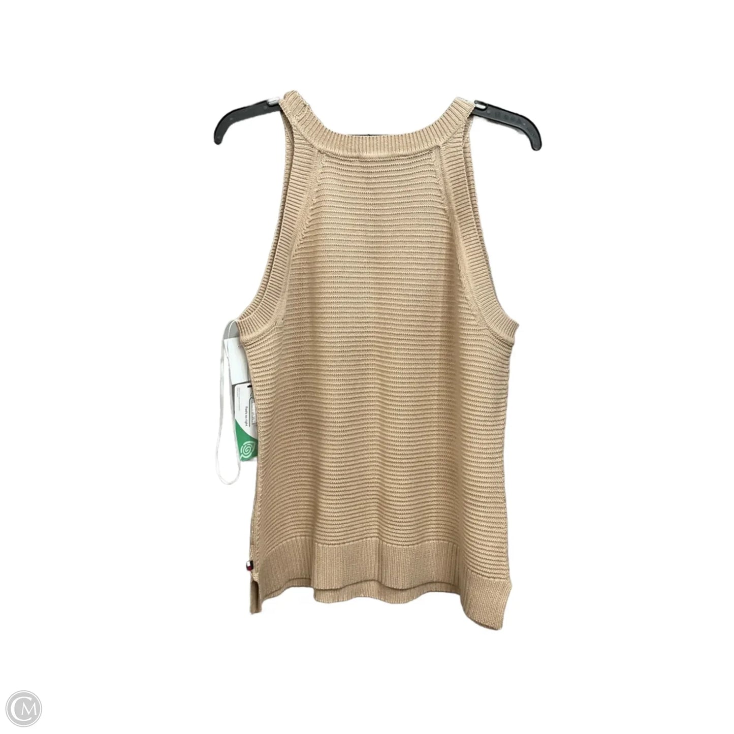 Top Sleeveless By Tommy Hilfiger In Tan, Size: Xl