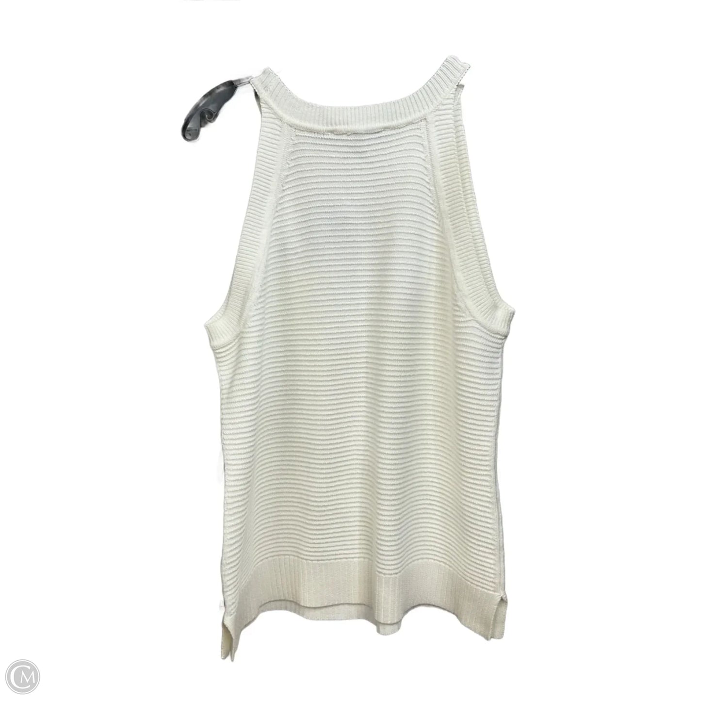 Top Sleeveless By Tommy Hilfiger In Cream, Size: Xl