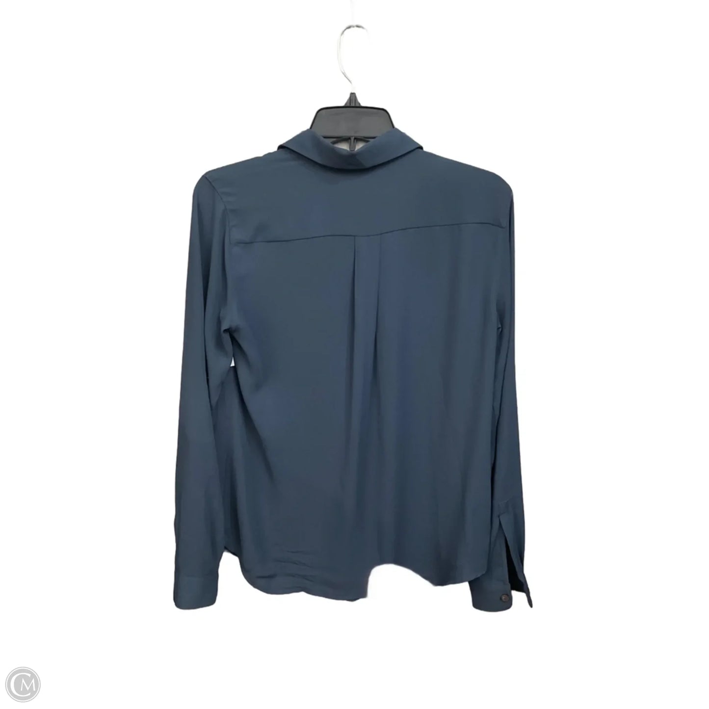 Blouse Long Sleeve By Loft In Blue, Size: Xs