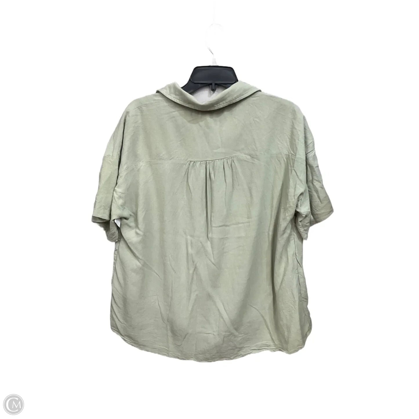 Top Short Sleeve By Heyson In Green, Size: 1x