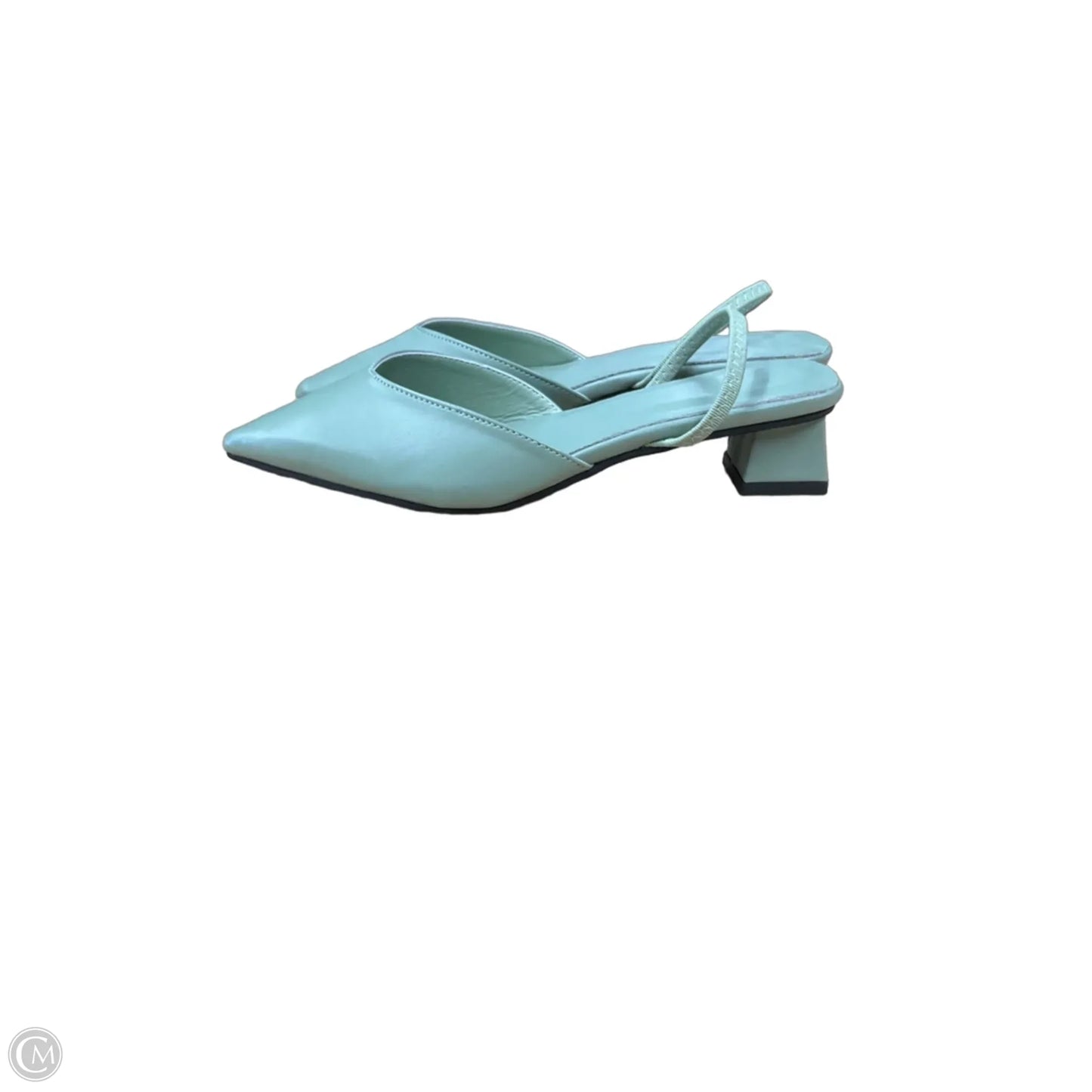 Shoes Heels Block By Clothes Mentor In Green, Size: 6