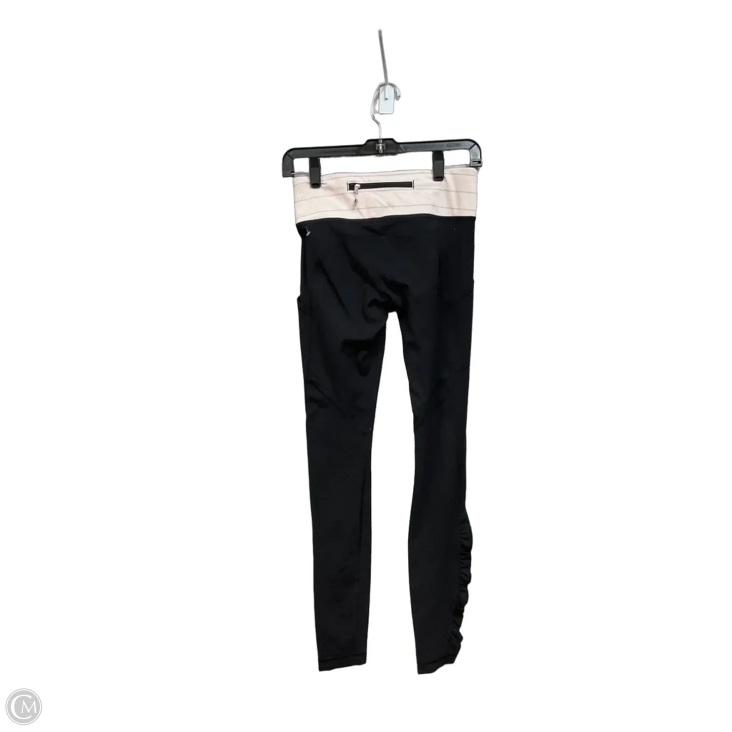 Athletic Leggings By Lululemon In Black & Pink, Size: 4