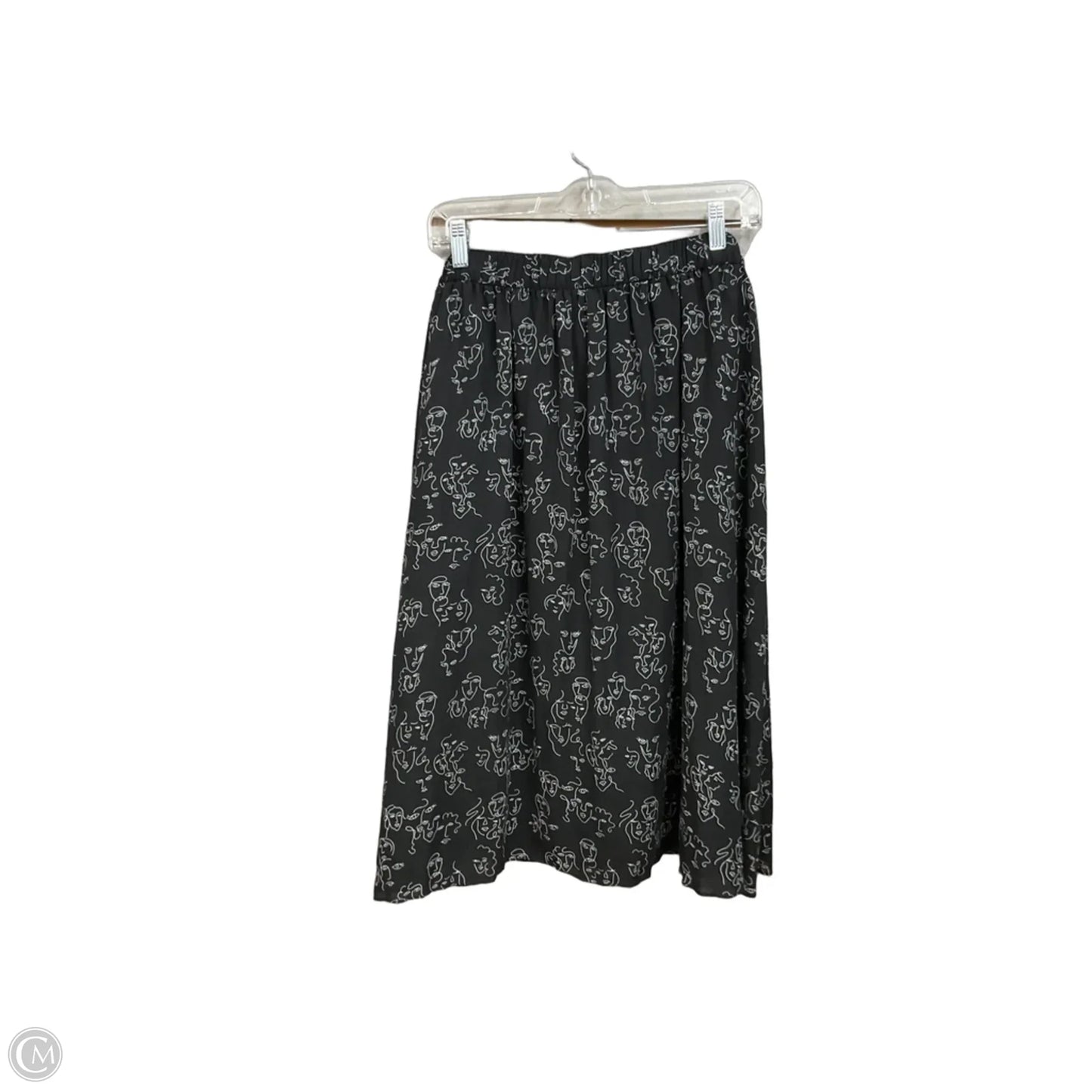 Skirt Midi By A New Day In Black, Size: 12