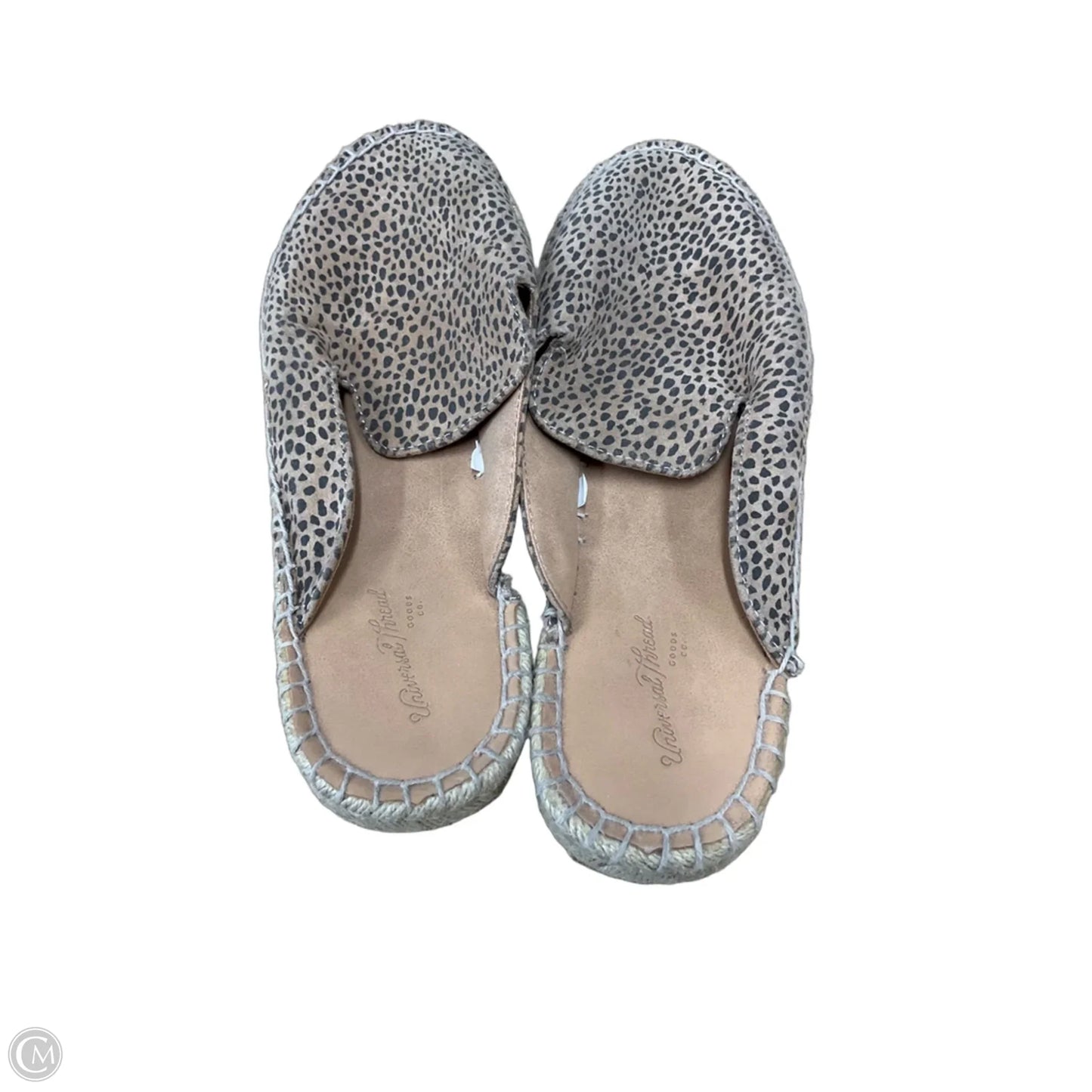 Shoes Flats By Universal Thread In Animal Print, Size: 6