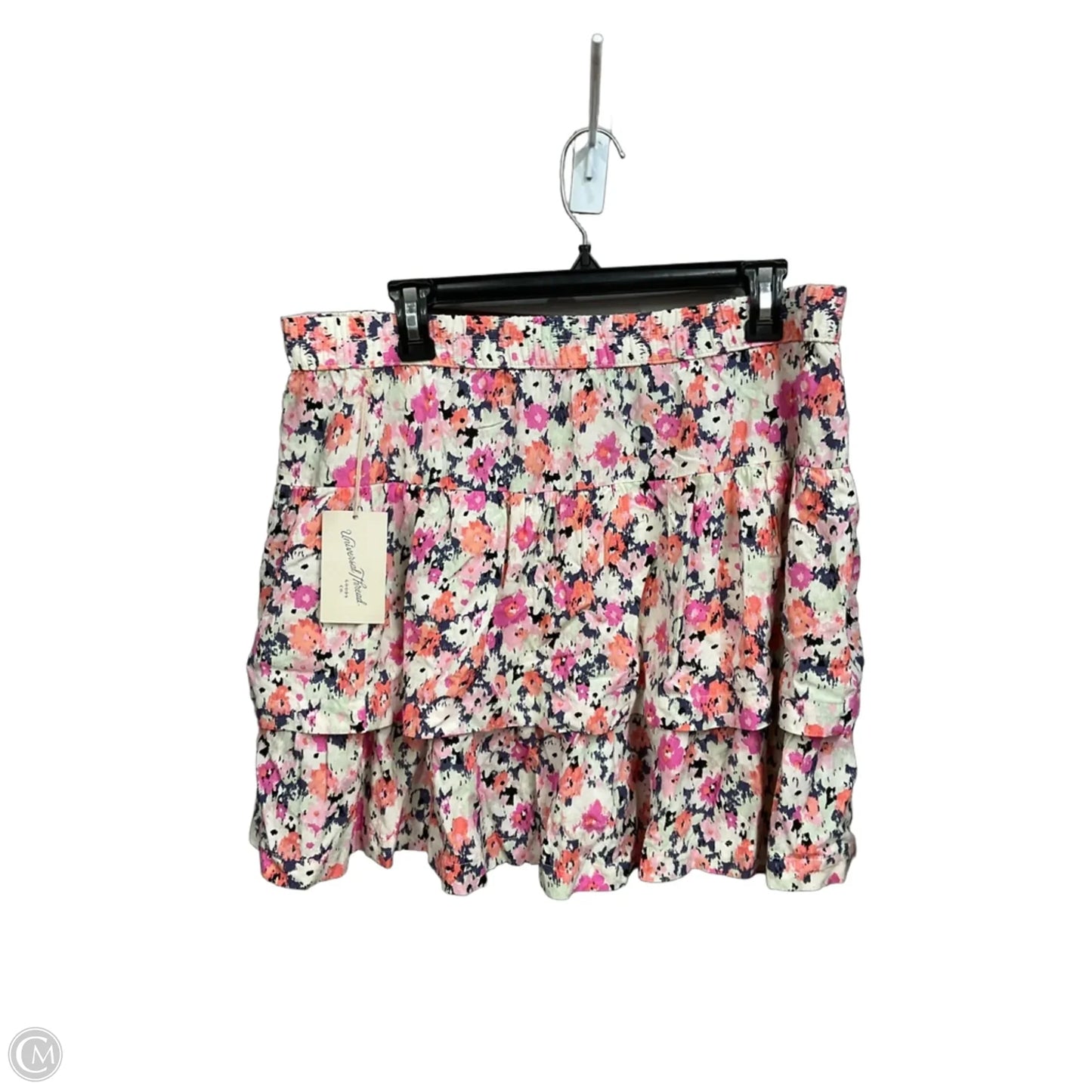 Skirt Mini & Short By Universal Thread In Floral Print, Size: 12