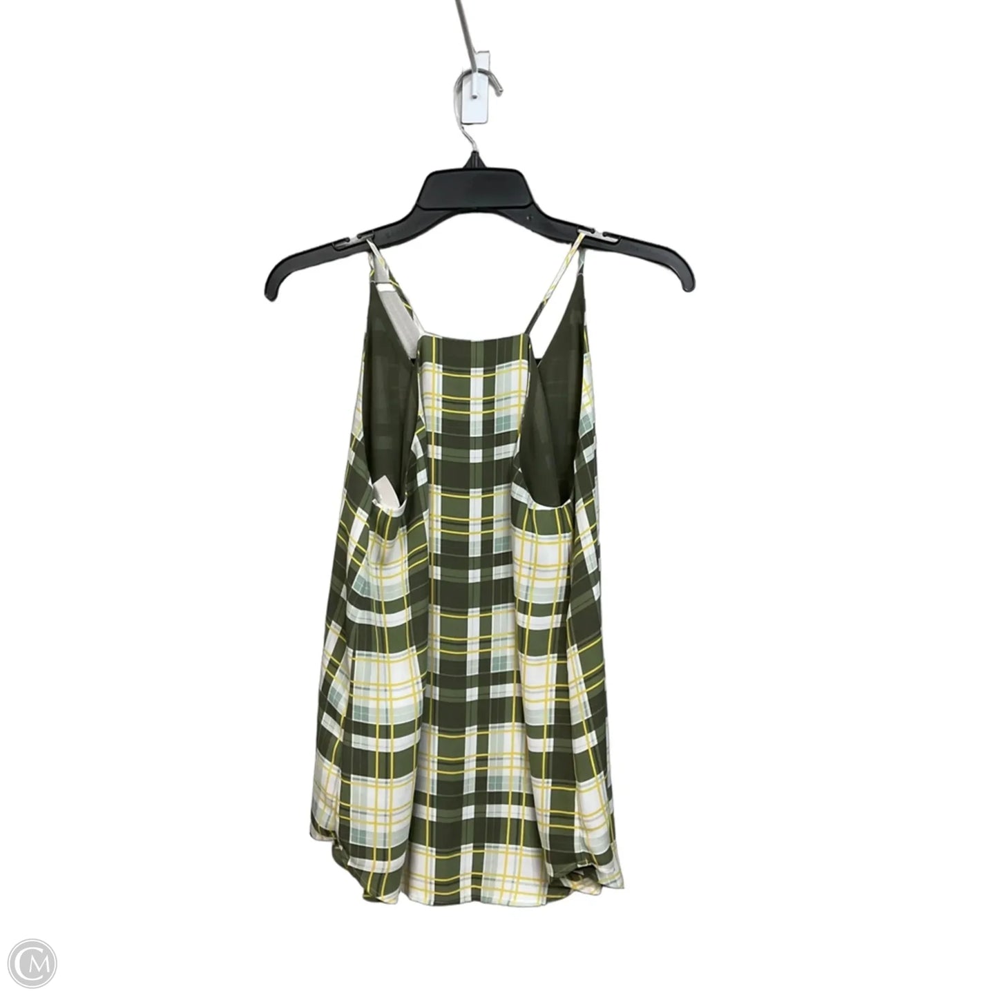 Top Sleeveless By Loft In Plaid Pattern, Size: Xs