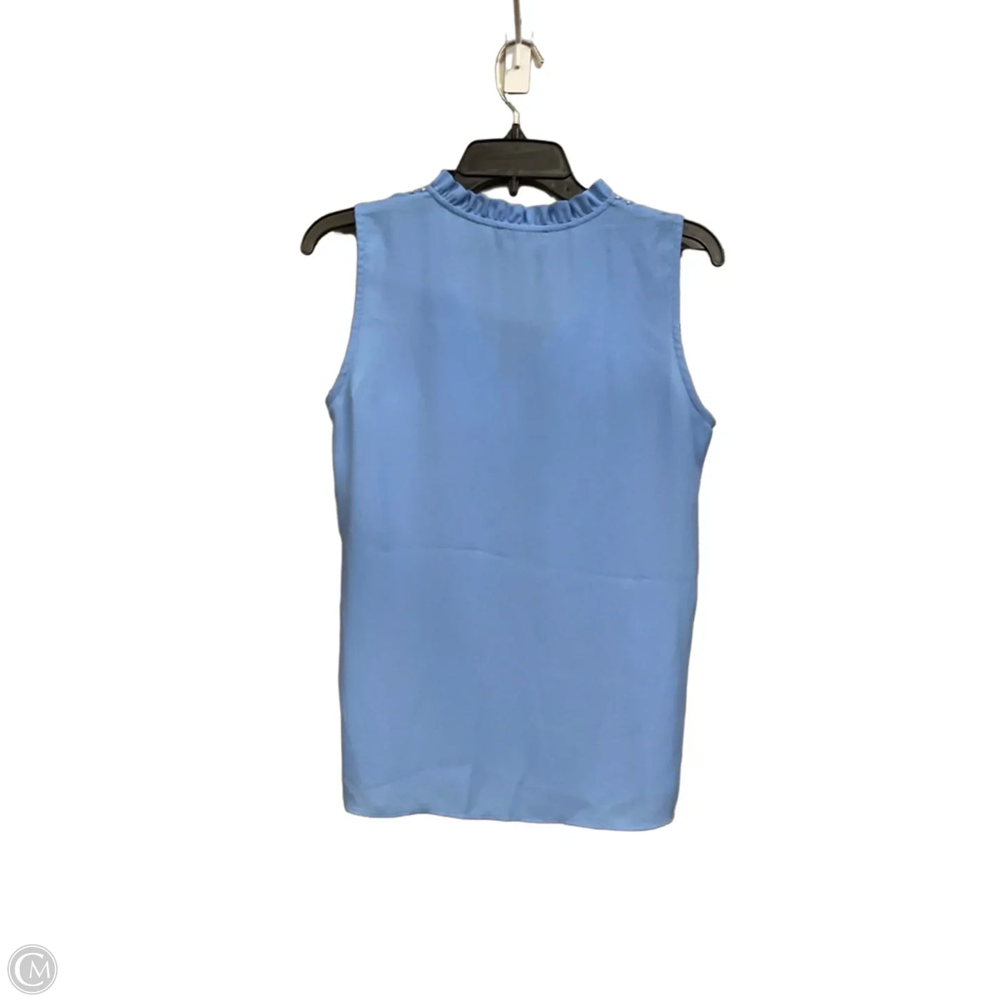 Top Sleeveless Designer By Karl Lagerfeld In Blue, Size: S