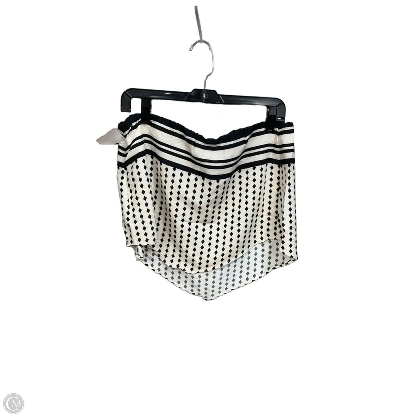 Skirt Mini & Short By Express In Black & White, Size: 8