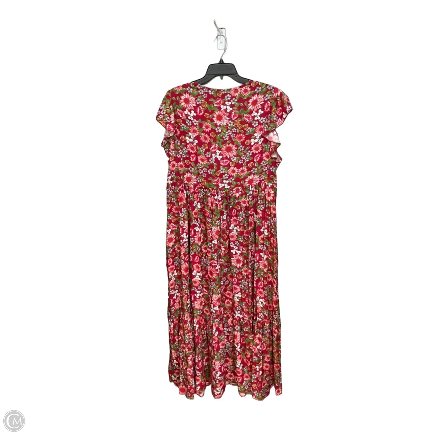 Dress Casual Maxi By Bloomchic In Floral Print, Size: 1x