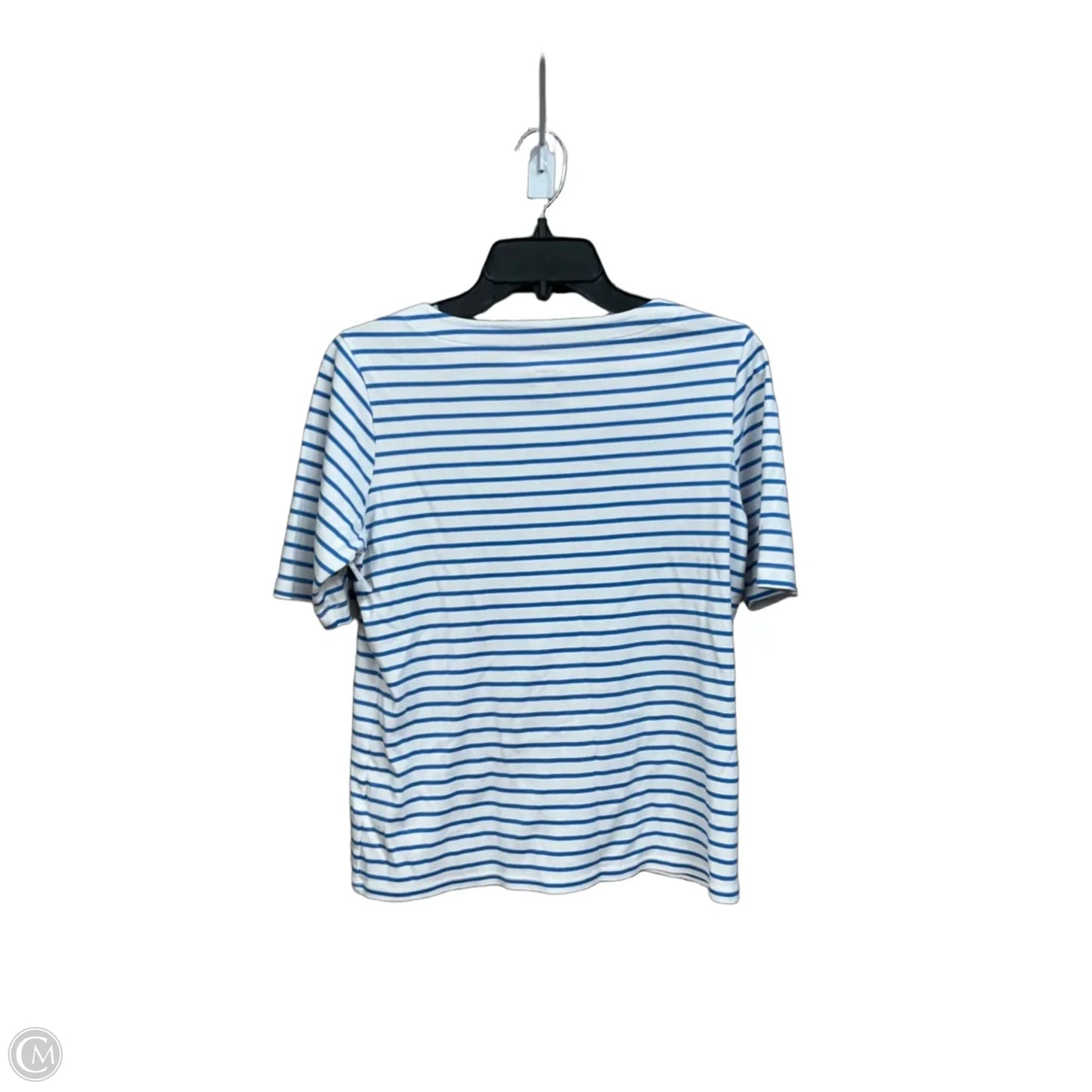 Top Short Sleeve By L.l. Bean In Striped Pattern, Size: S