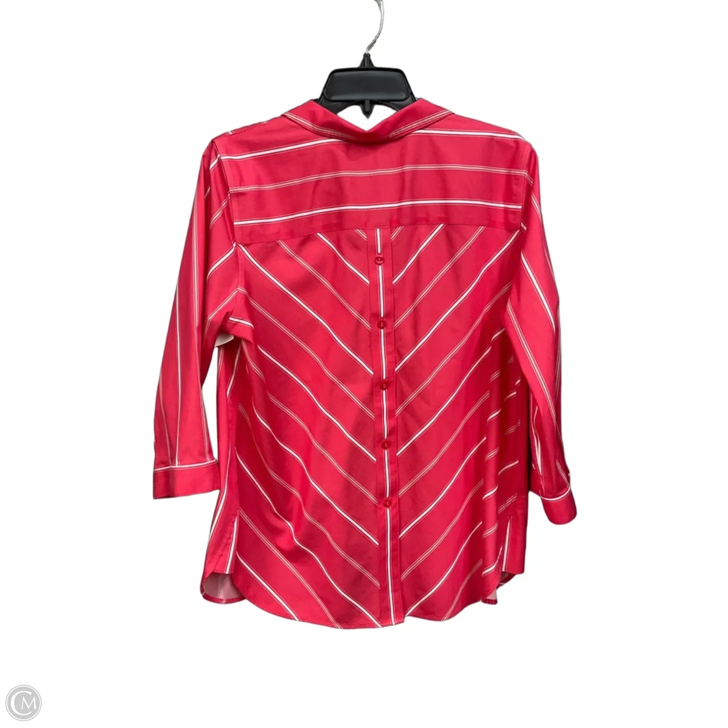 Blouse Long Sleeve By Talbots In Pink, Size: M