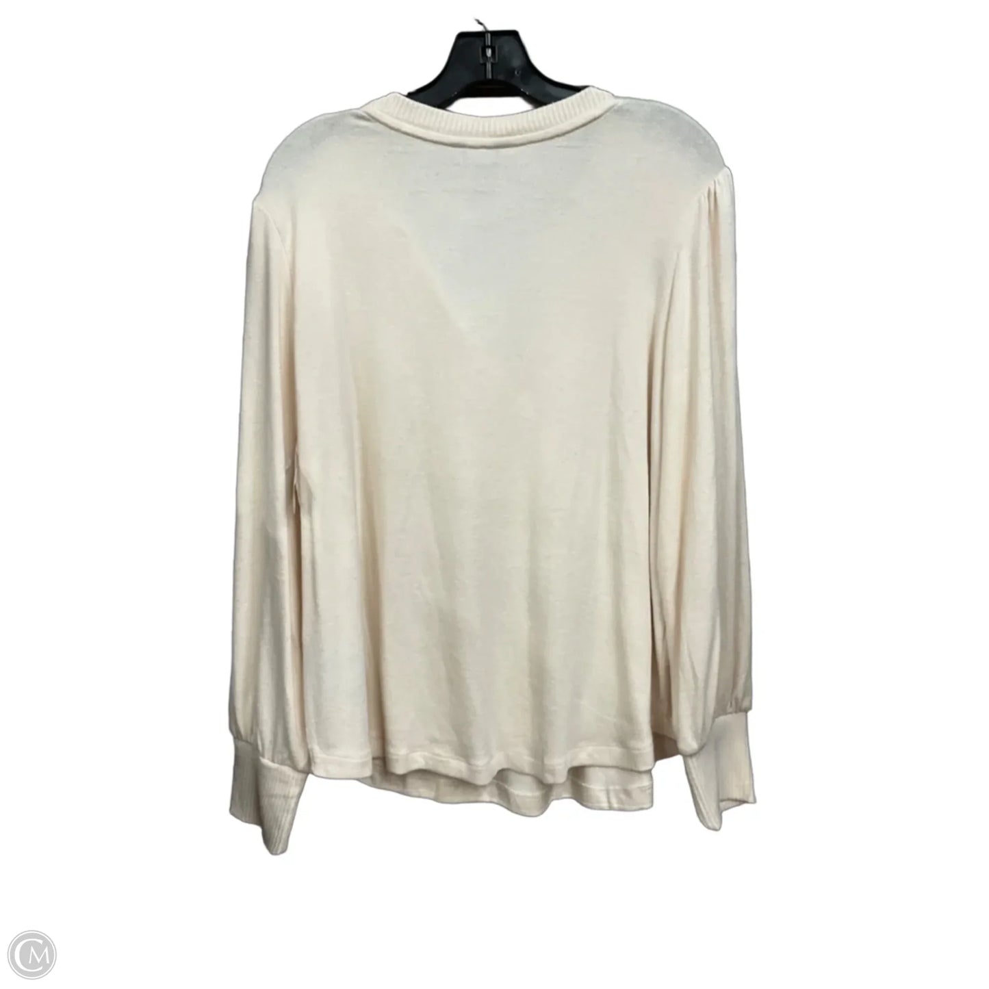 Top Long Sleeve By Buffalo David Bitton In Cream, Size: Xl