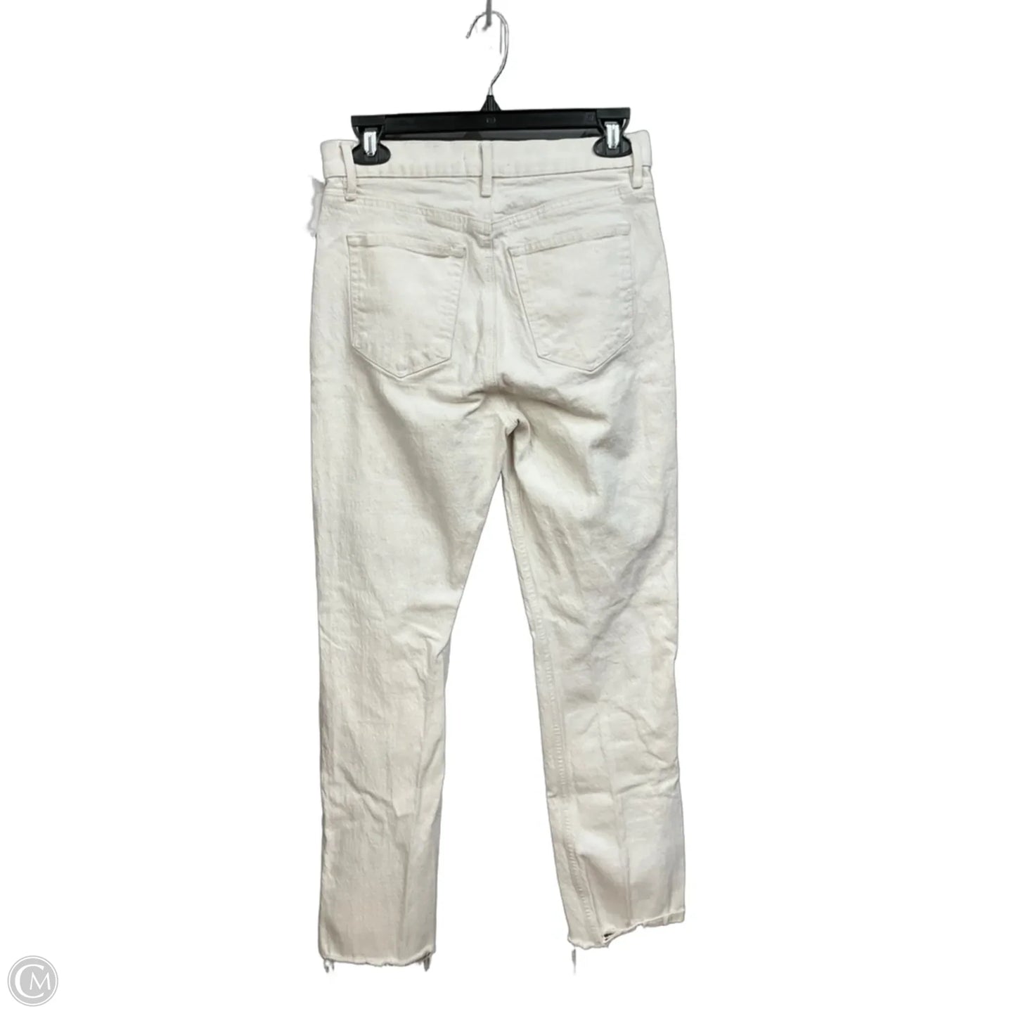 Jeans Straight By Loft In White, Size: 2