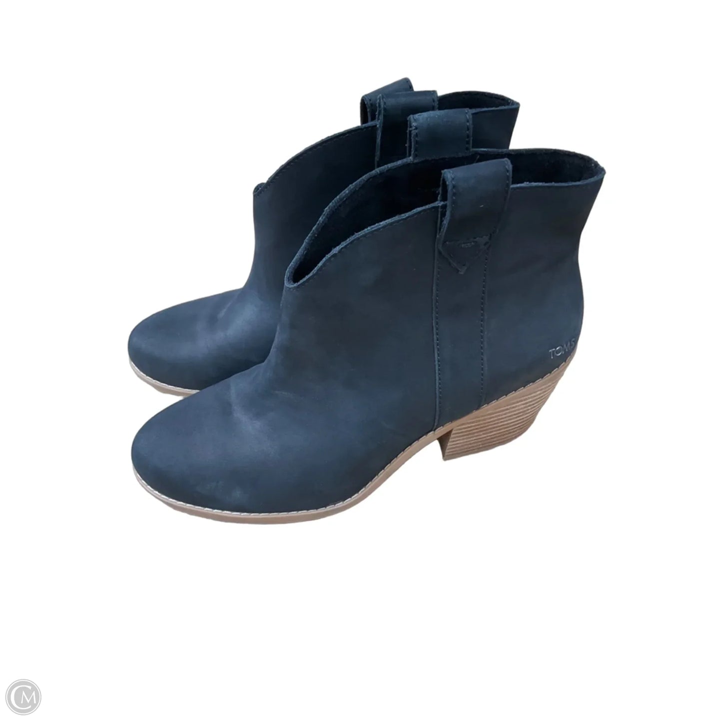 Boots Ankle Heels By Toms In Black, Size: 8.5