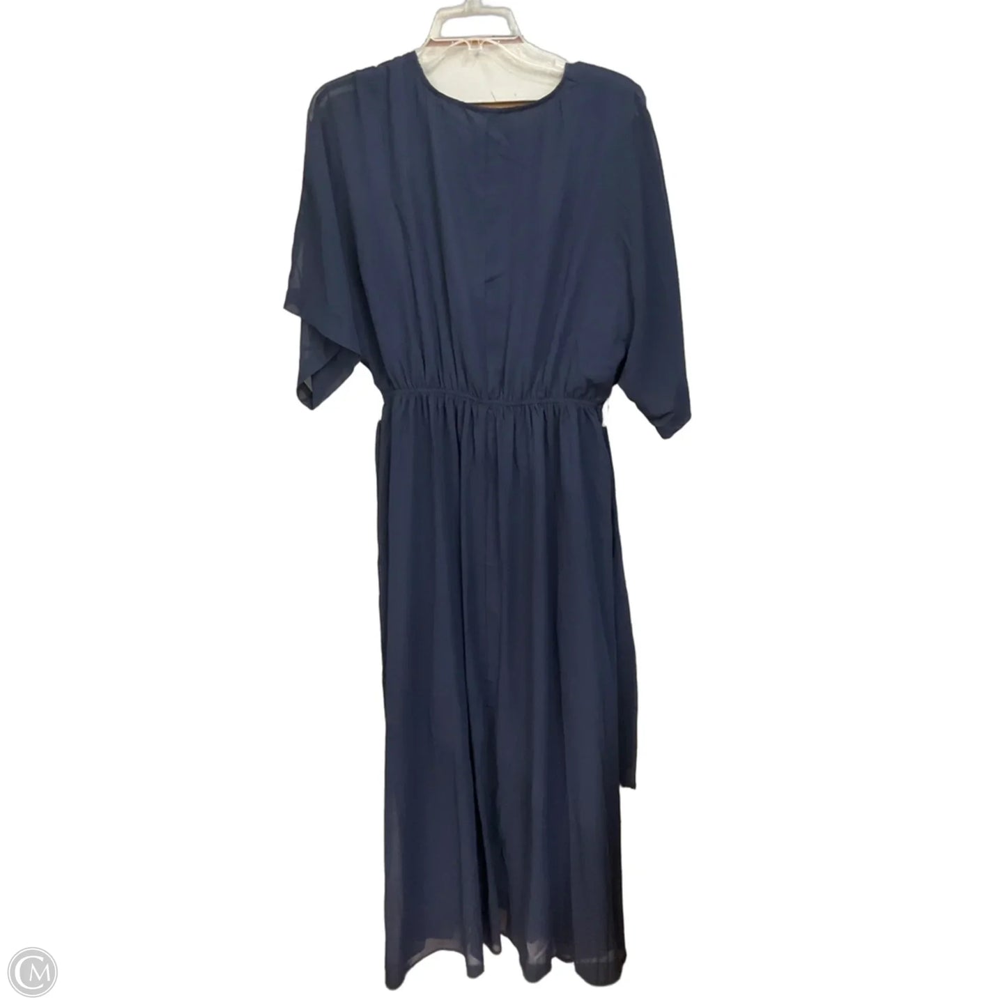 Dress Casual Maxi By Anrabess In Navy, Size: L