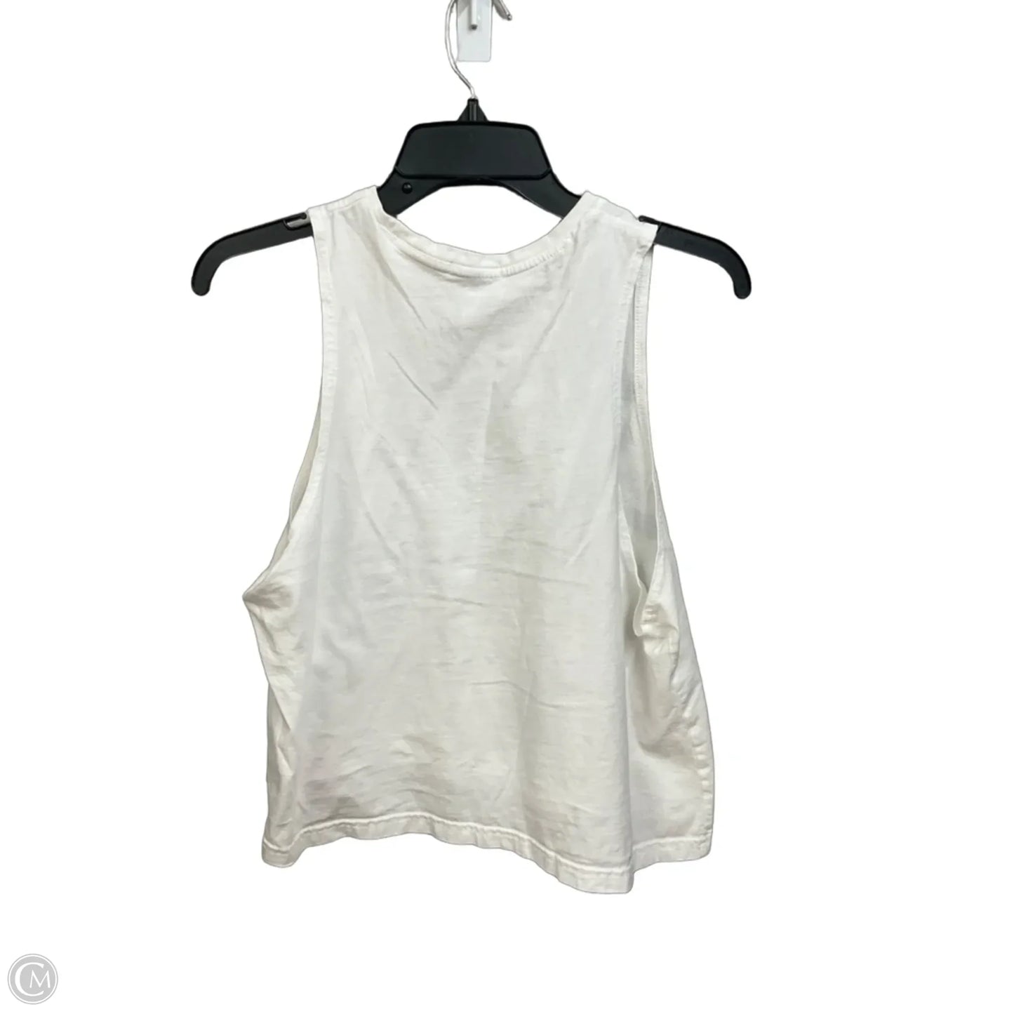 Athletic Tank Top By Adidas In White, Size: L