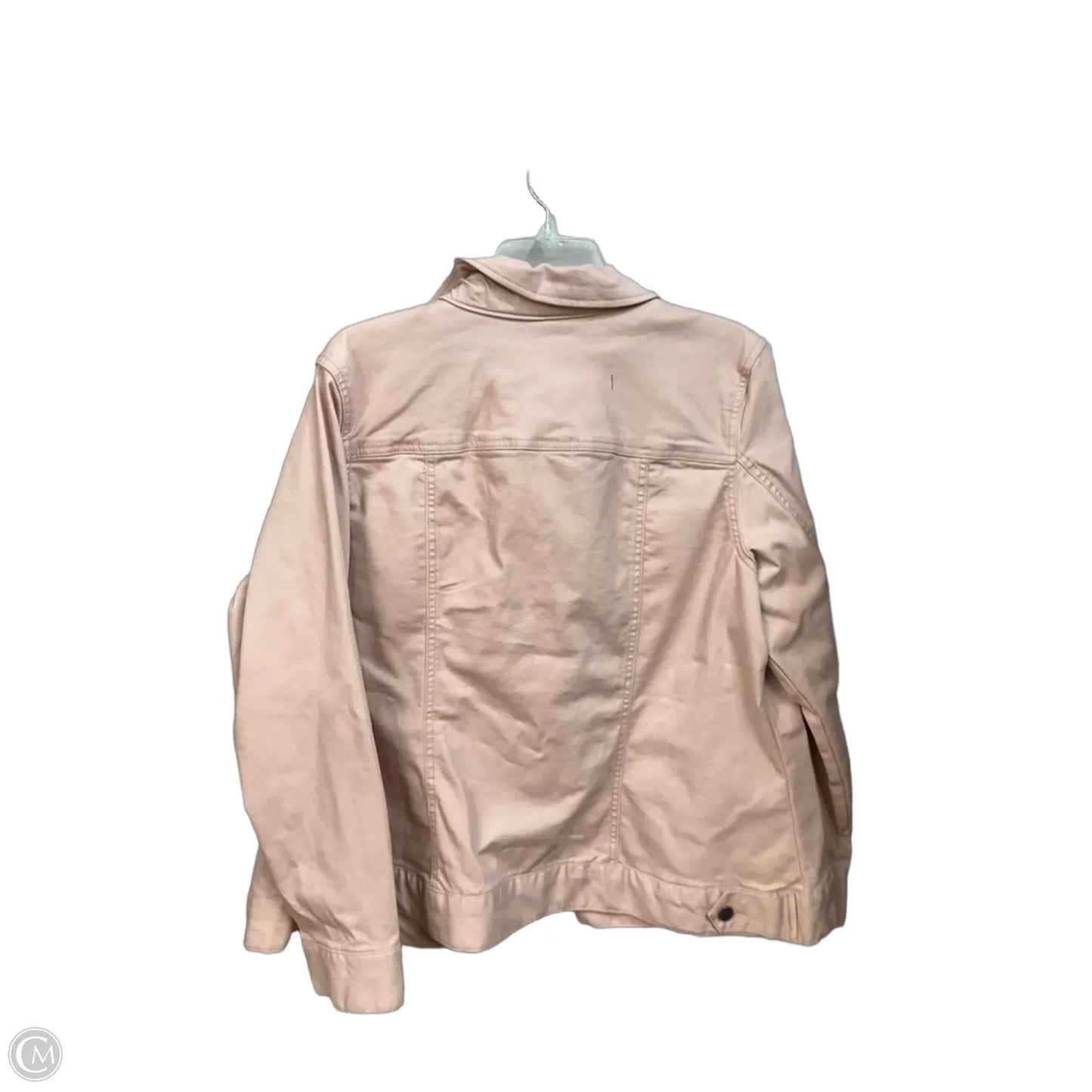 Jacket Denim By Market & Spruce In Pink Denim, Size: 2x