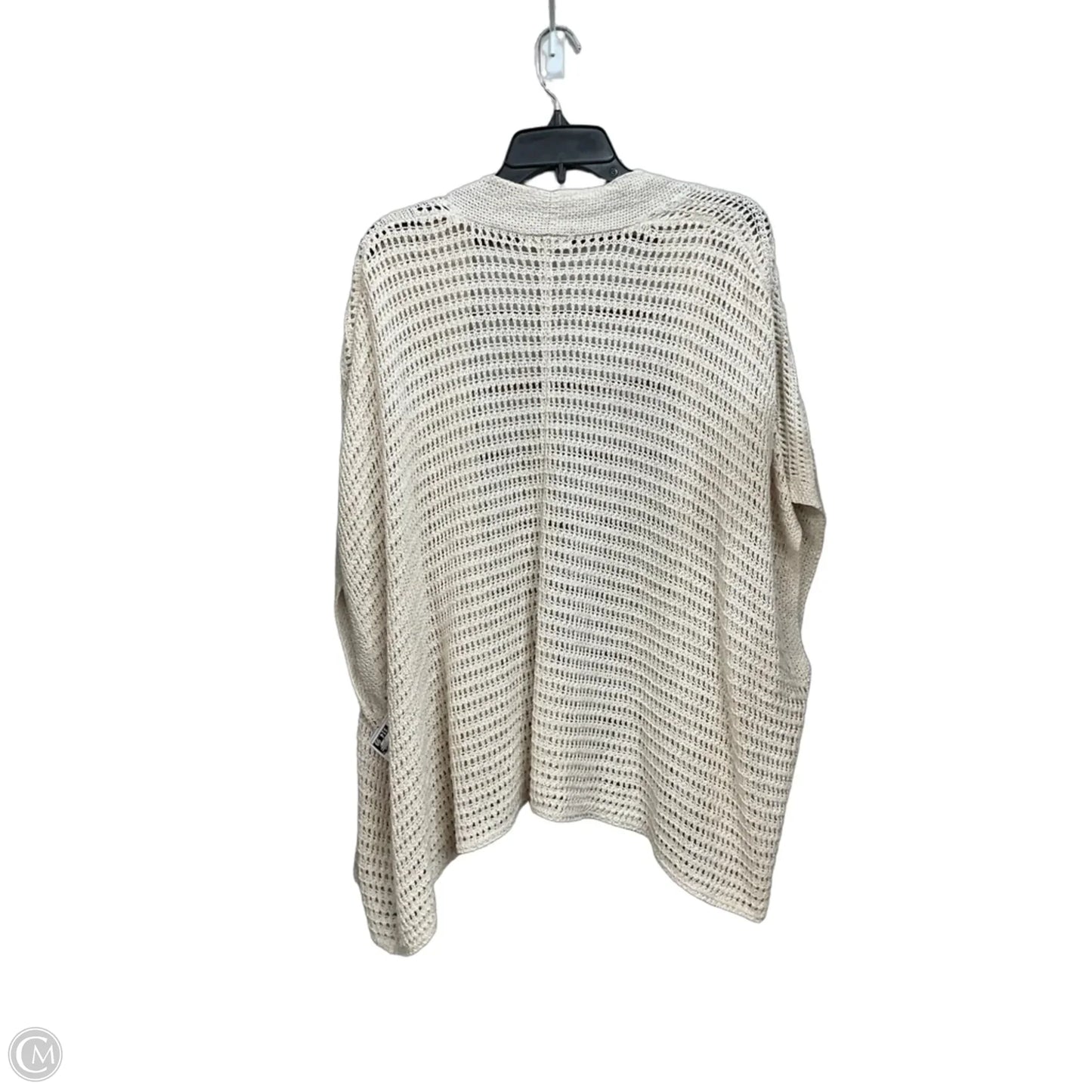 Cardigan By Max Studio In Beige, Size: 1x