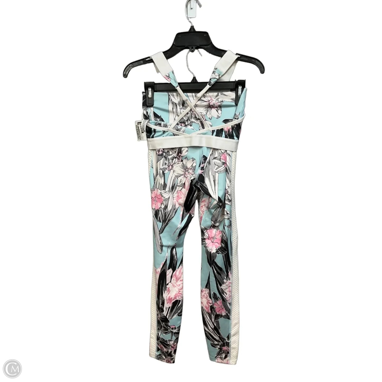 Athletic Pants 2pc By Nike Apparel In Floral Print, Size: S