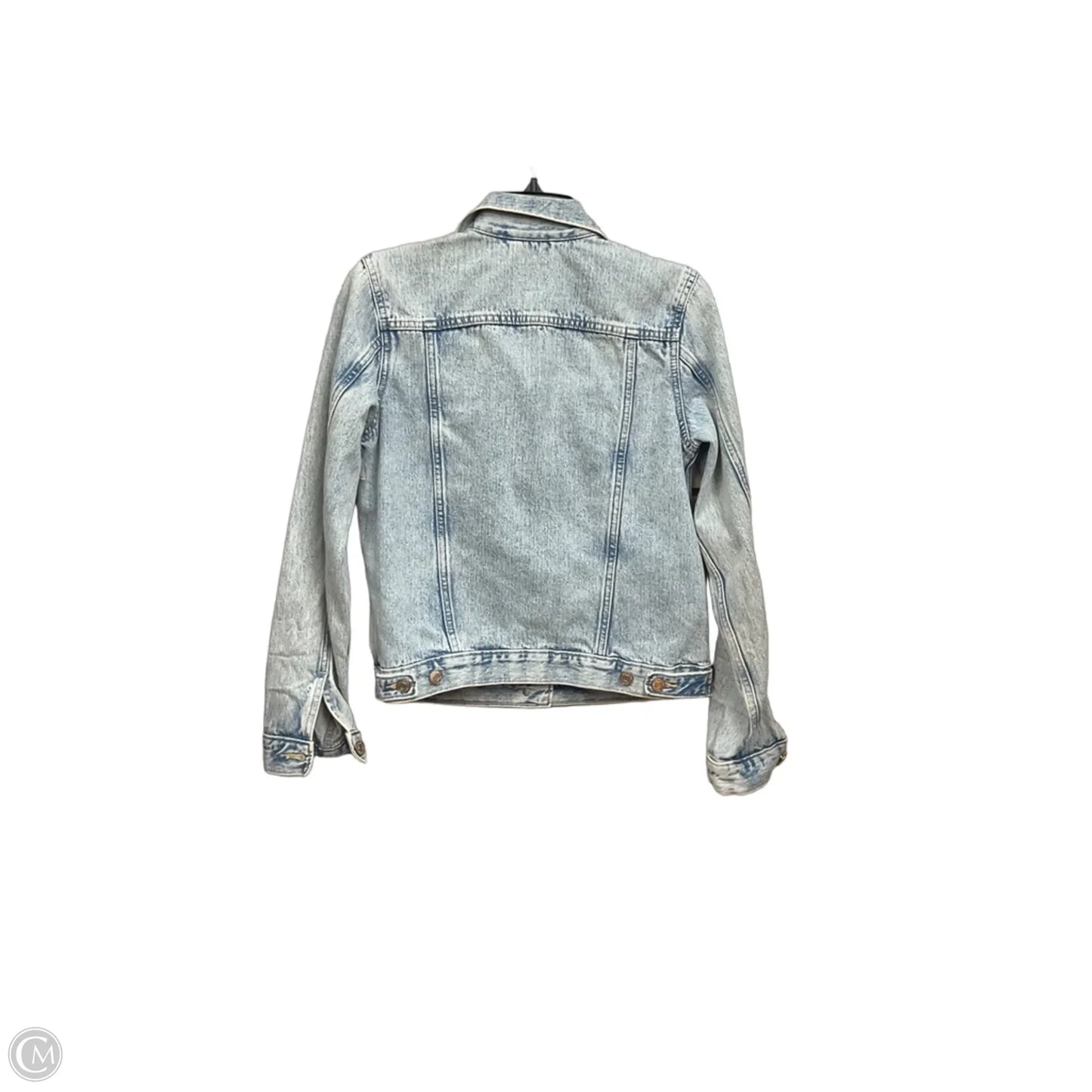 Jacket Denim By Gap In Blue Denim, Size: S