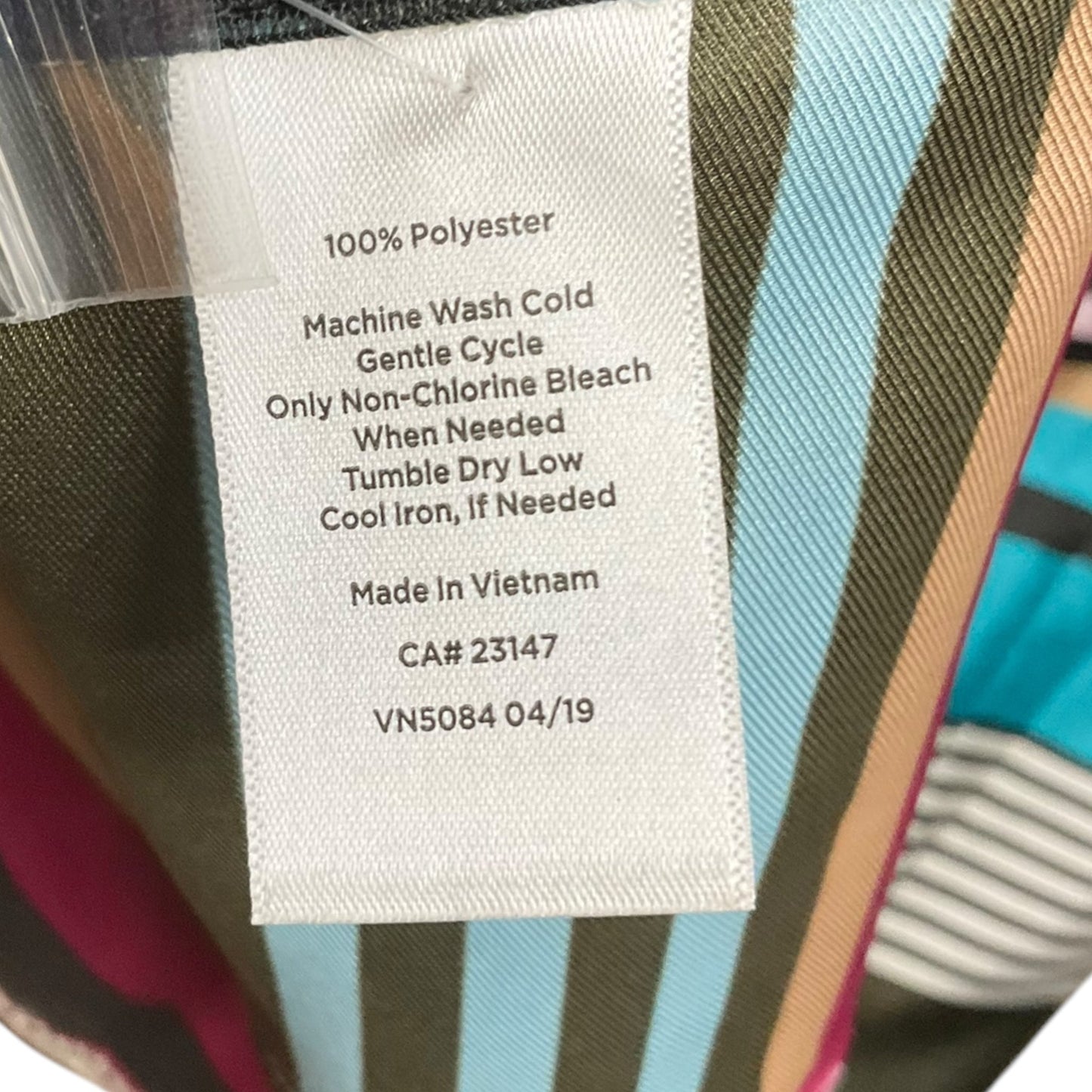 Top Sleeveless By Talbots In Striped Pattern, Size: S