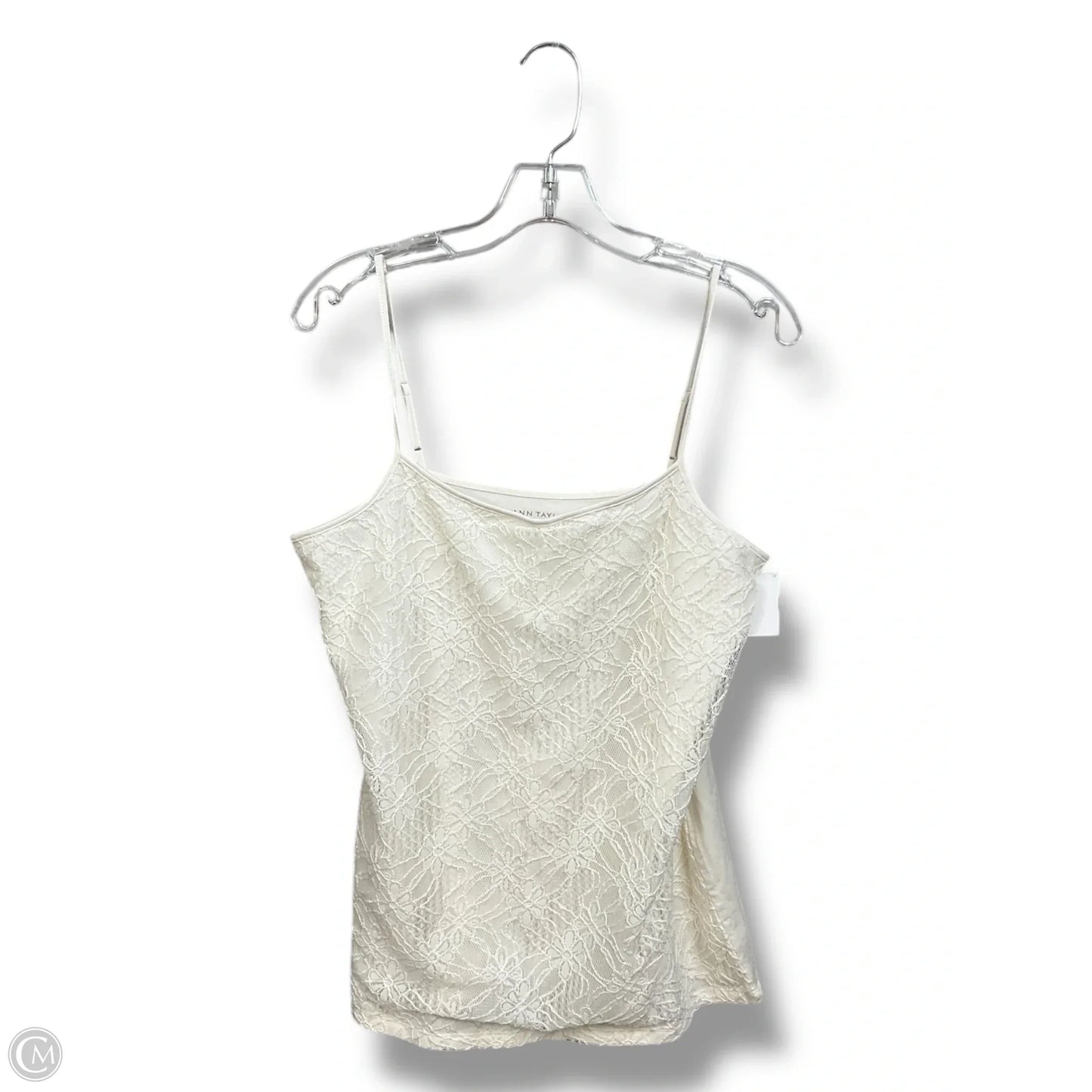 Top Cami By Ann Taylor In Cream, Size: L