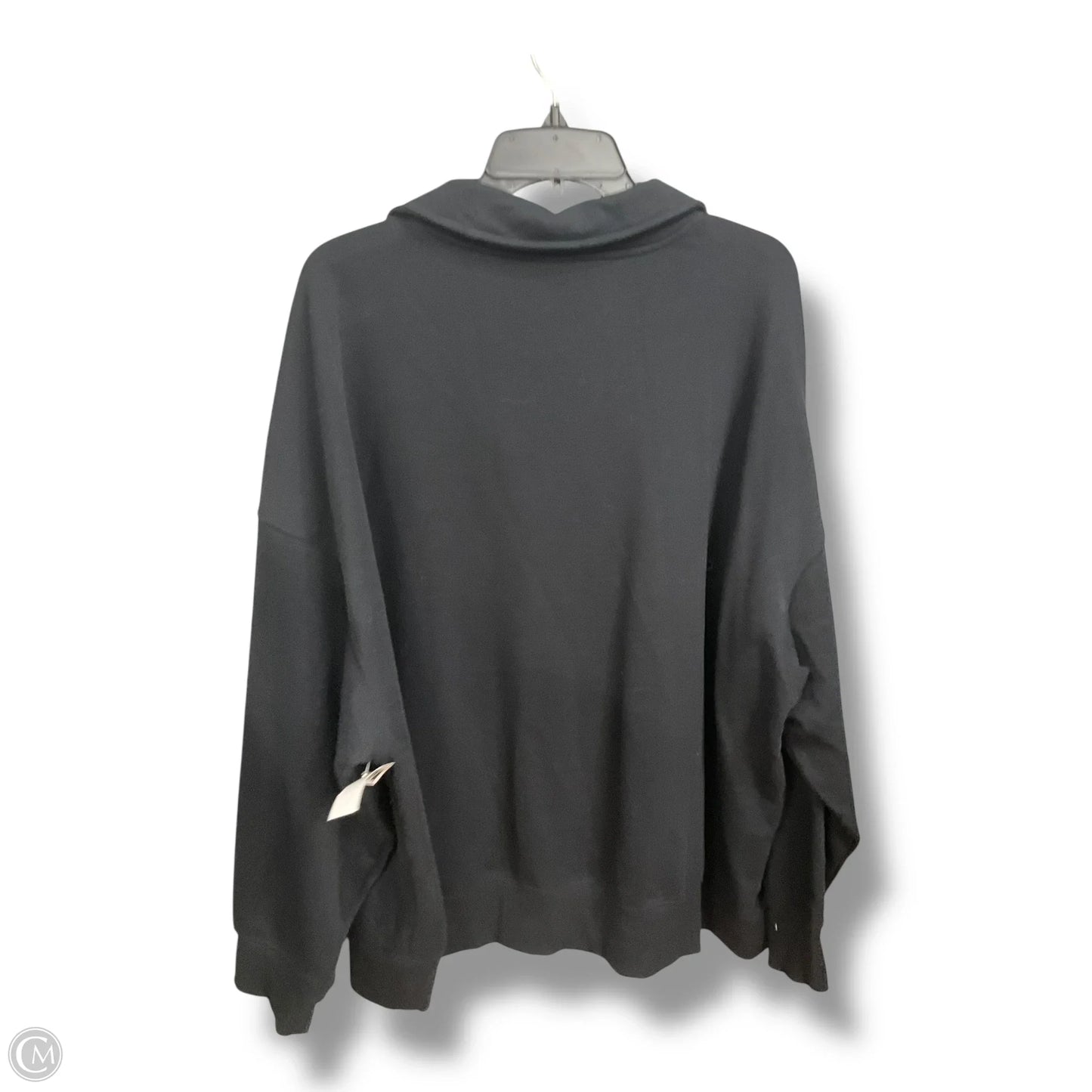 Sweatshirt Collar By Ava & Viv In Black, Size: 4x