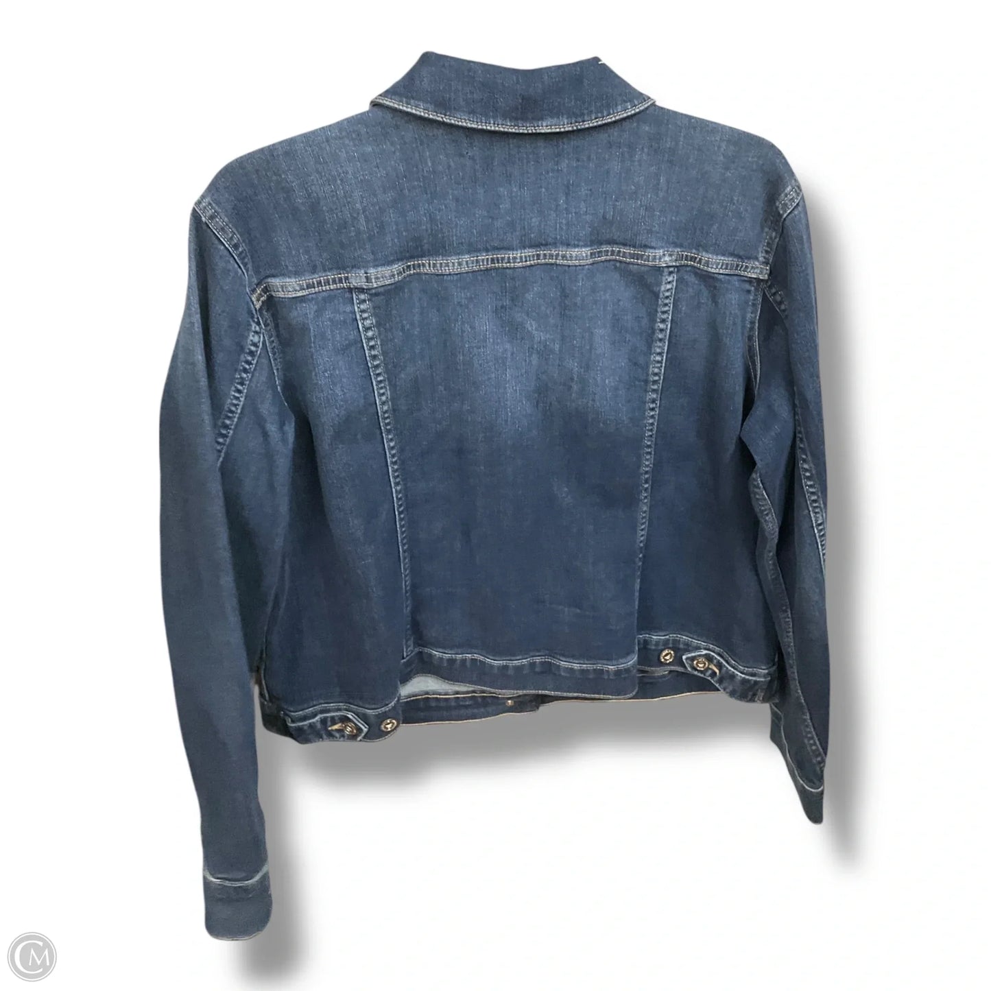 Jacket Denim By Liz Claiborne In Blue Denim, Size: Xl