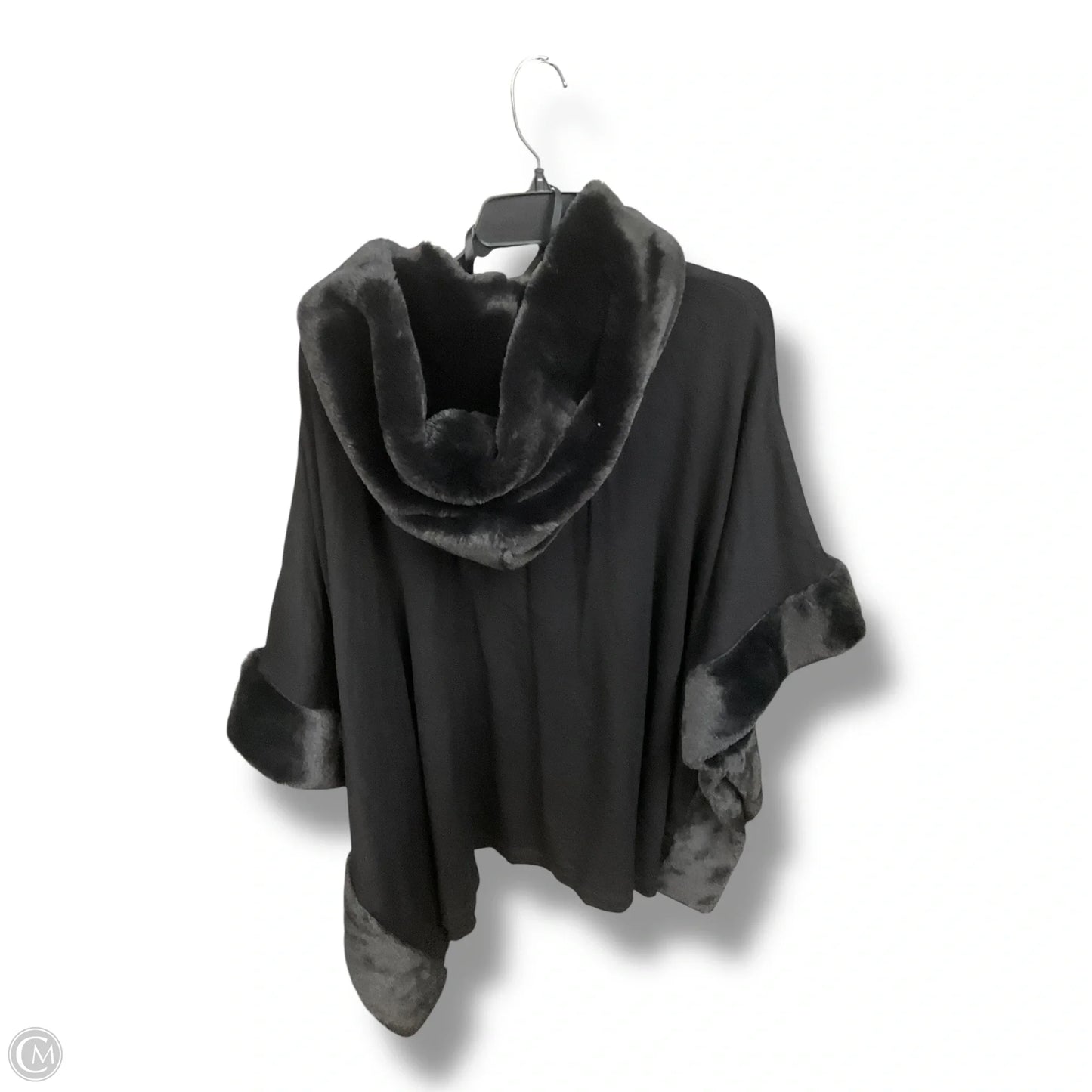Poncho By Chicos In Black, Size: 0