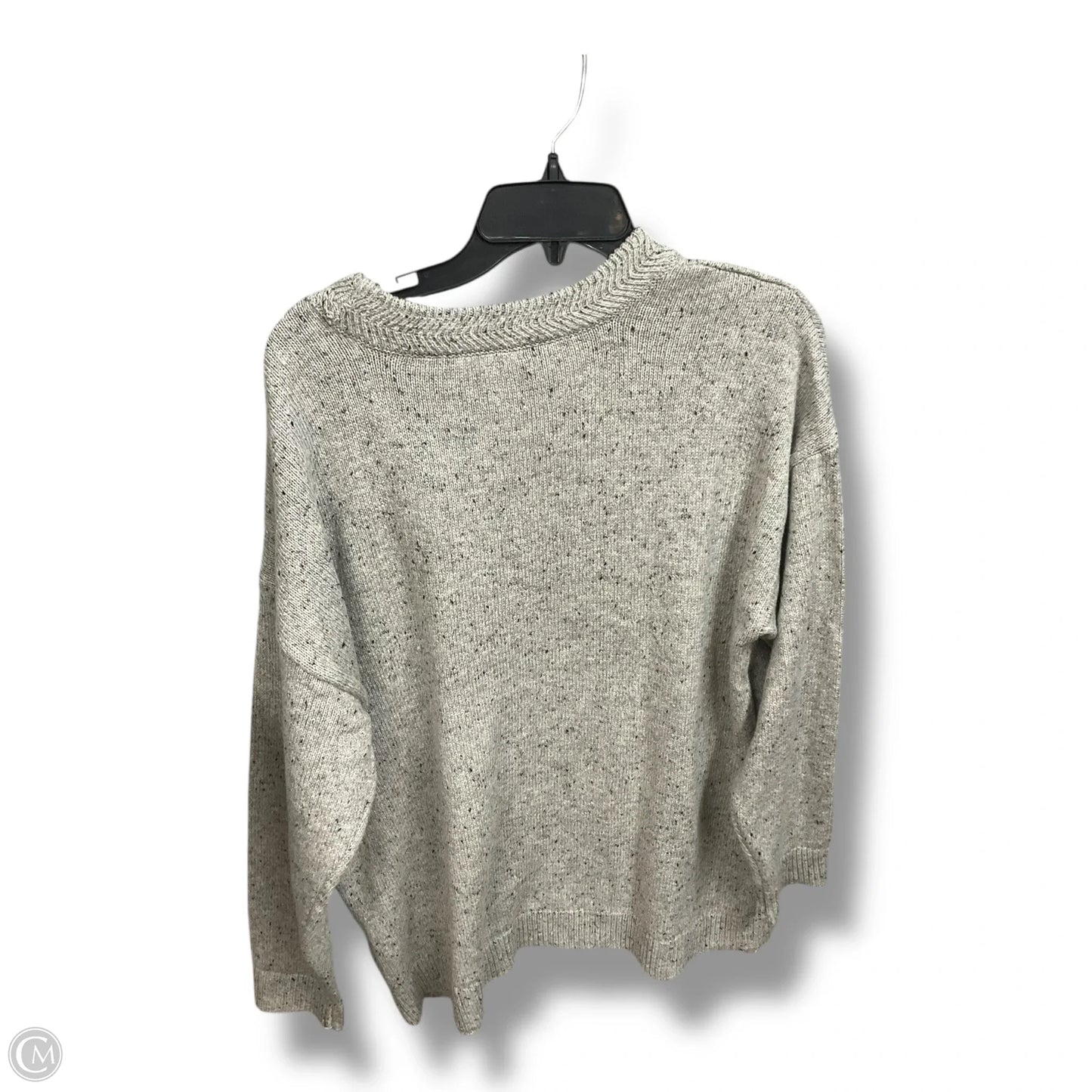 Sweater By Cj Banks In Grey, Size: 1x