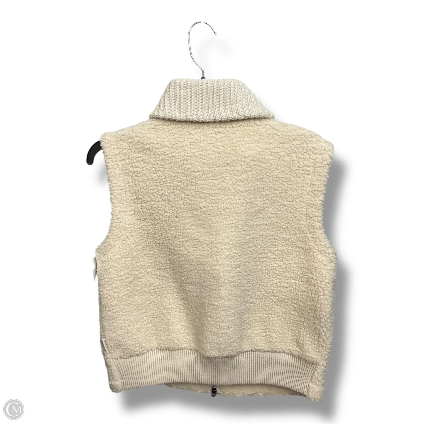 Vest Faux Fur & Sherpa By Varley In Cream, Size: Xs