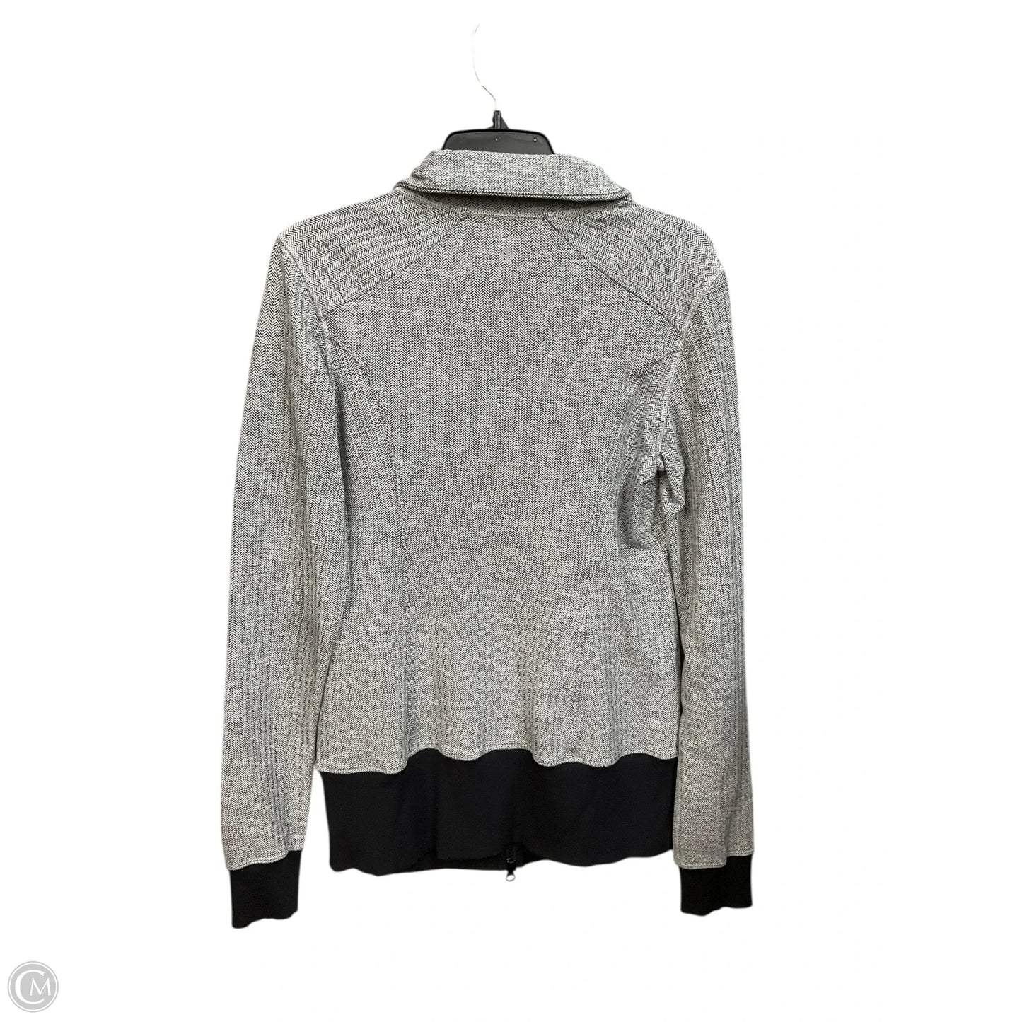 Athletic Jacket By Lululemon In Grey, Size: M