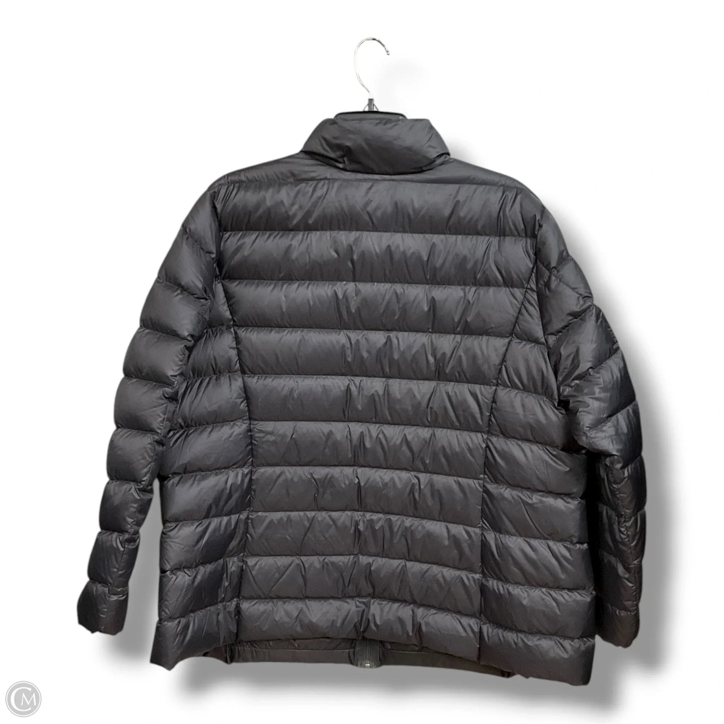 Jacket Puffer & Quilted By Eddie Bauer In Black, Size: 2x