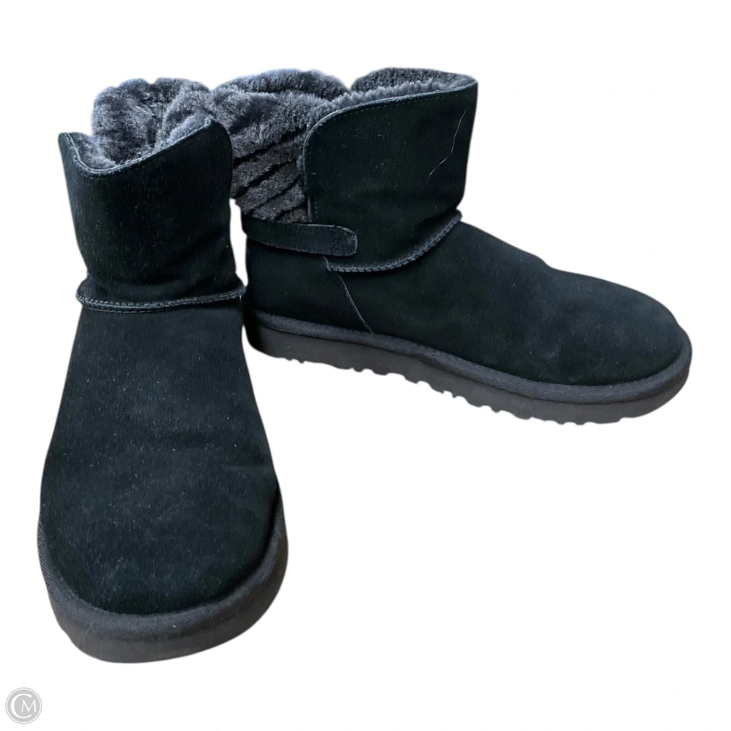 Boots Designer By Ugg In Black, Size: 8