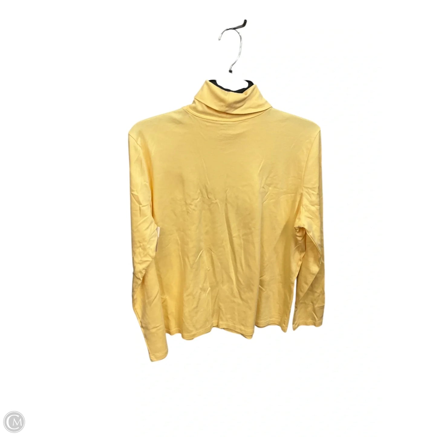 Top Long Sleeve By L.l. Bean In Yellow, Size: Xl