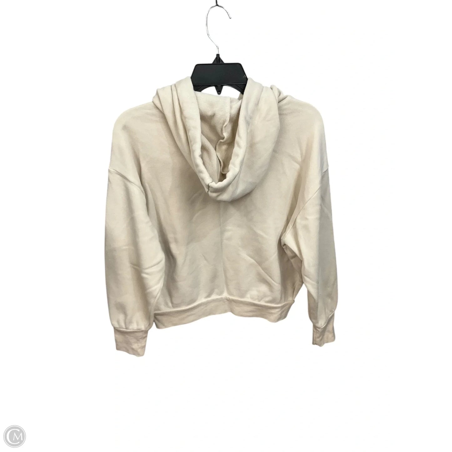 Sweatshirt Hoodie By Express In Beige, Size: S