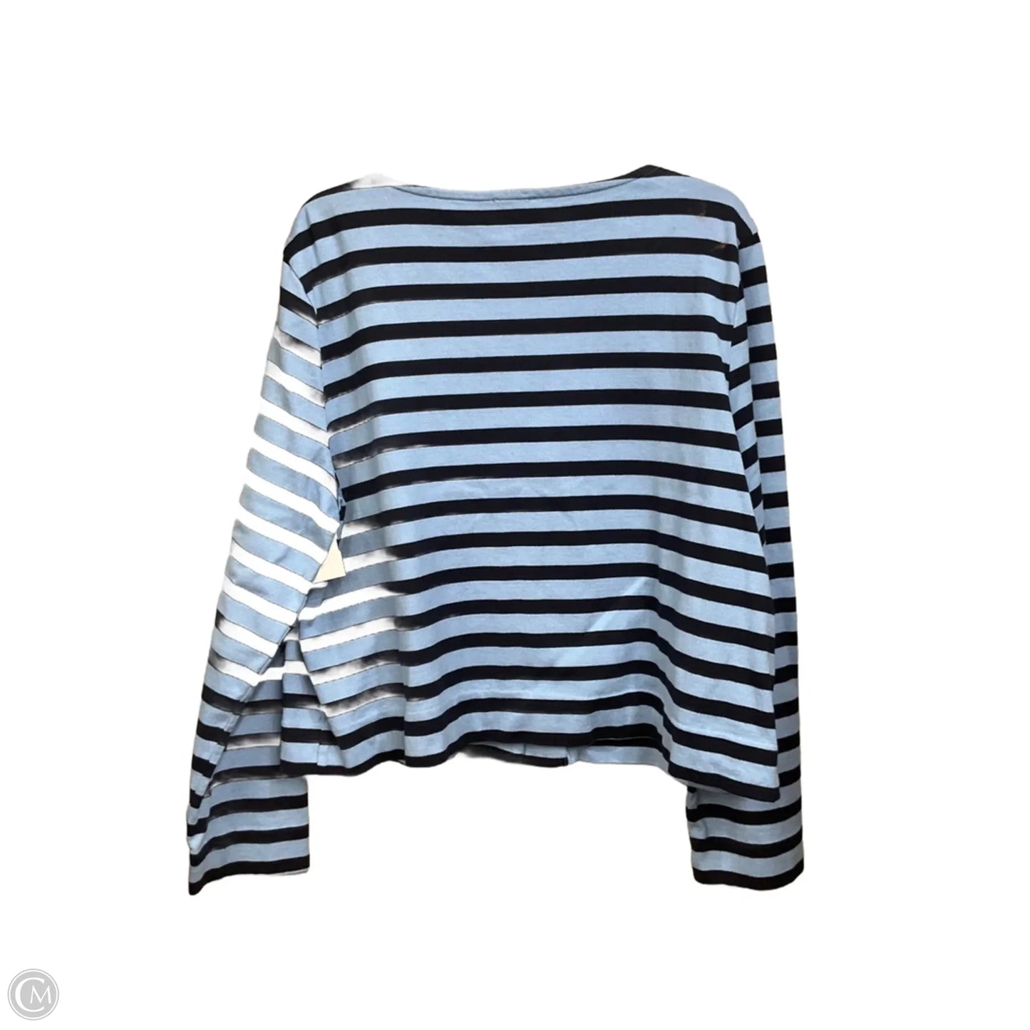 Cardigan By Talbots In Striped Pattern, Size: Xl
