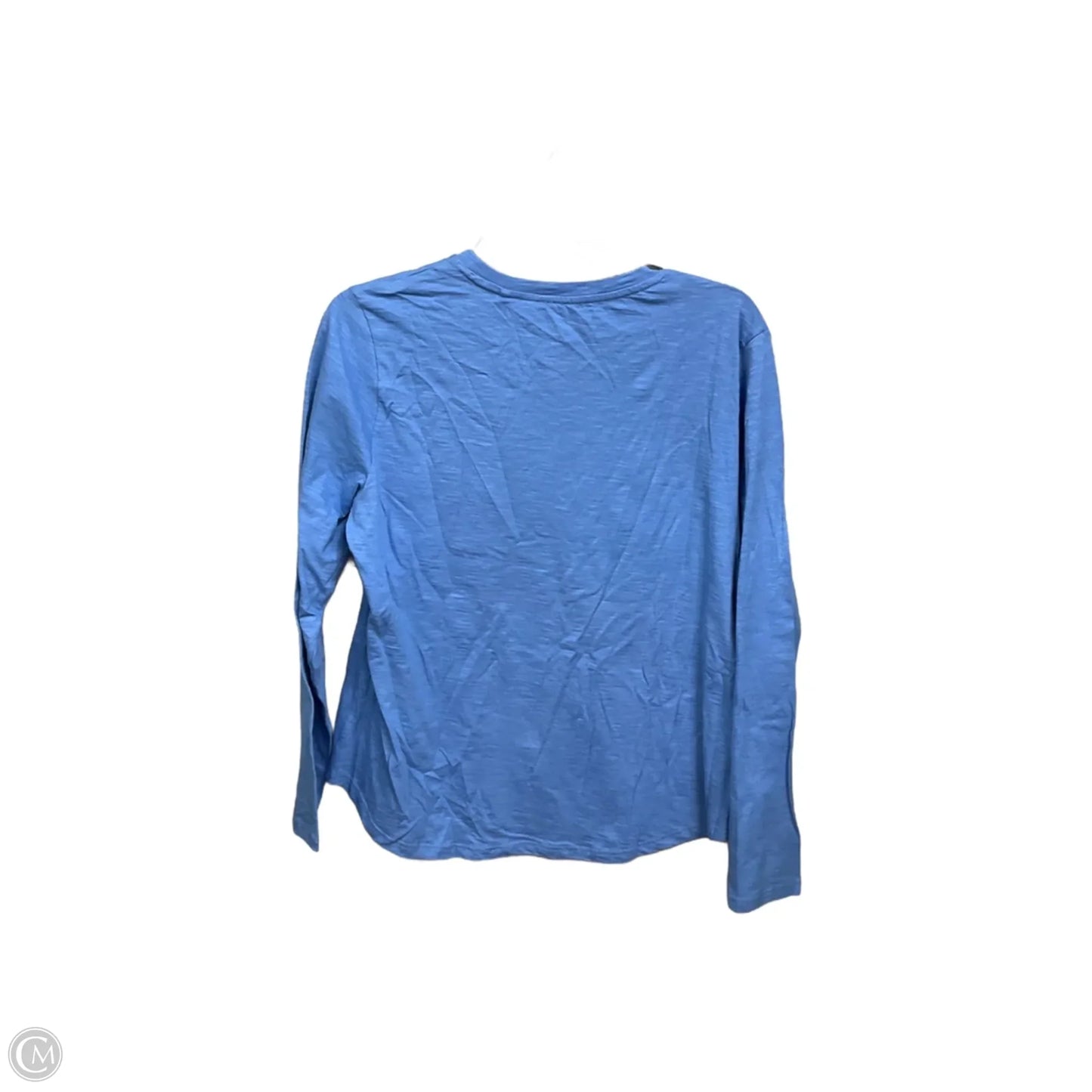 Top Long Sleeve Basic By Cme In Blue, Size: M