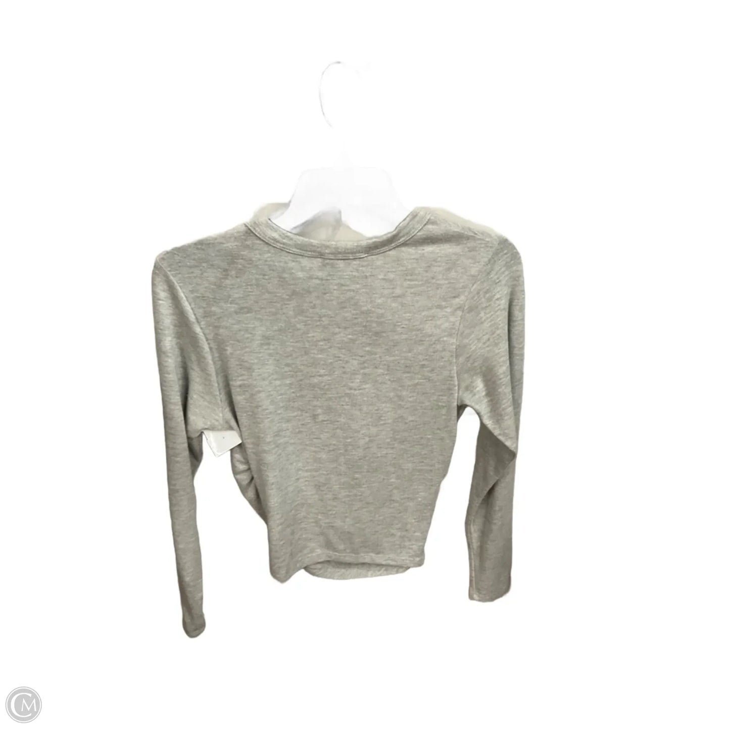 Top Long Sleeve By Lush In Grey, Size: S