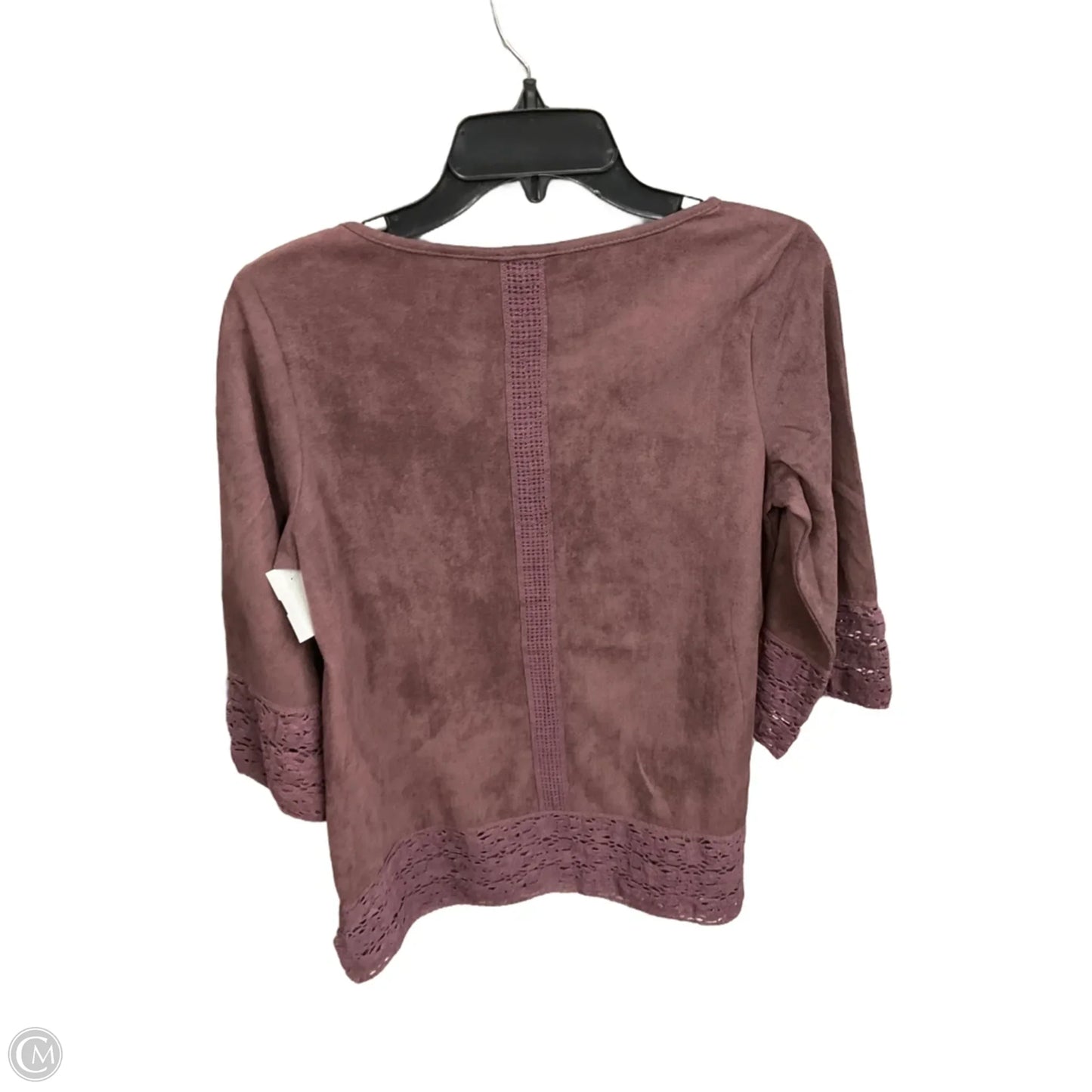 Top Long Sleeve By Soft Surroundings In Purple, Size: Xs