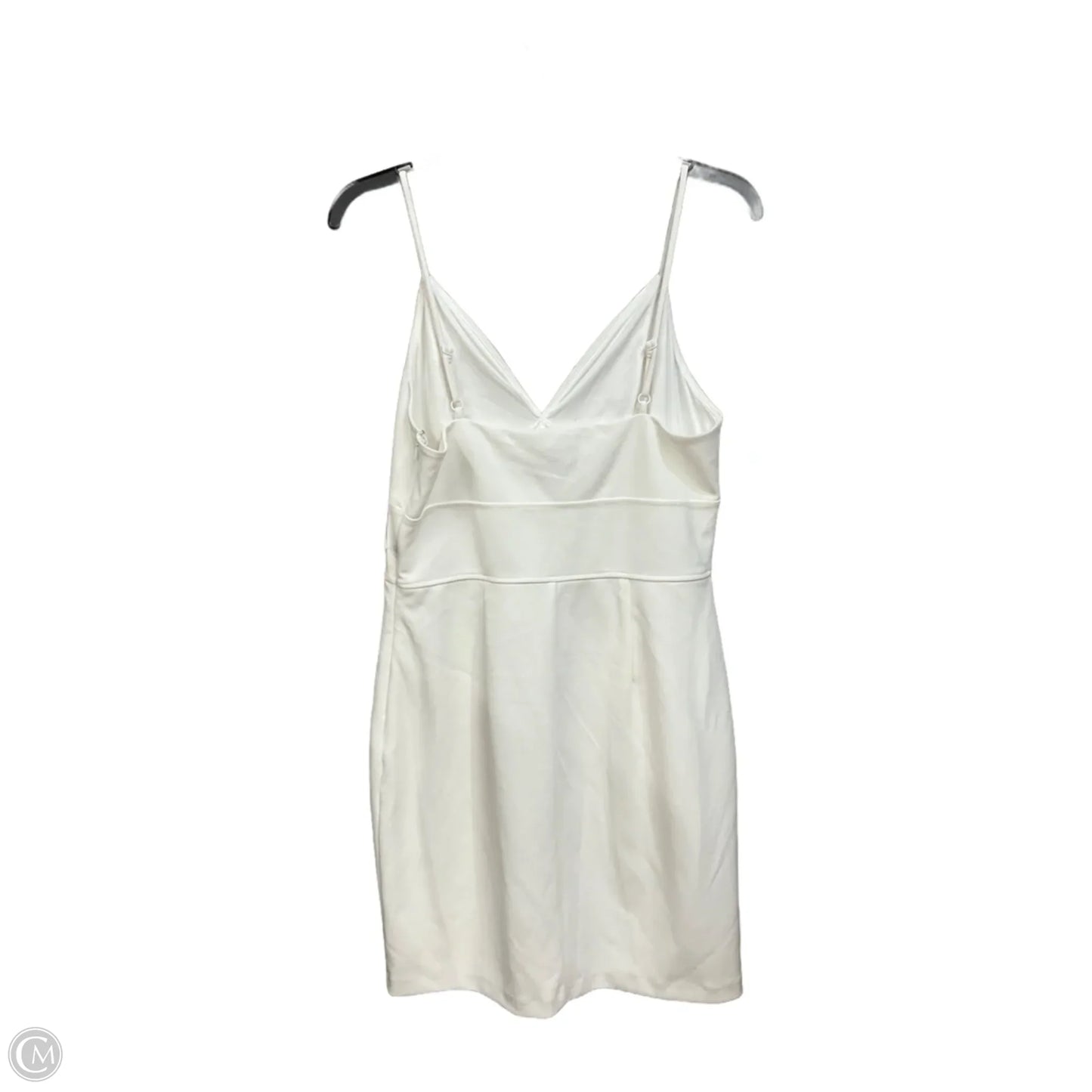 Dress Party Midi By Express In White, Size: M