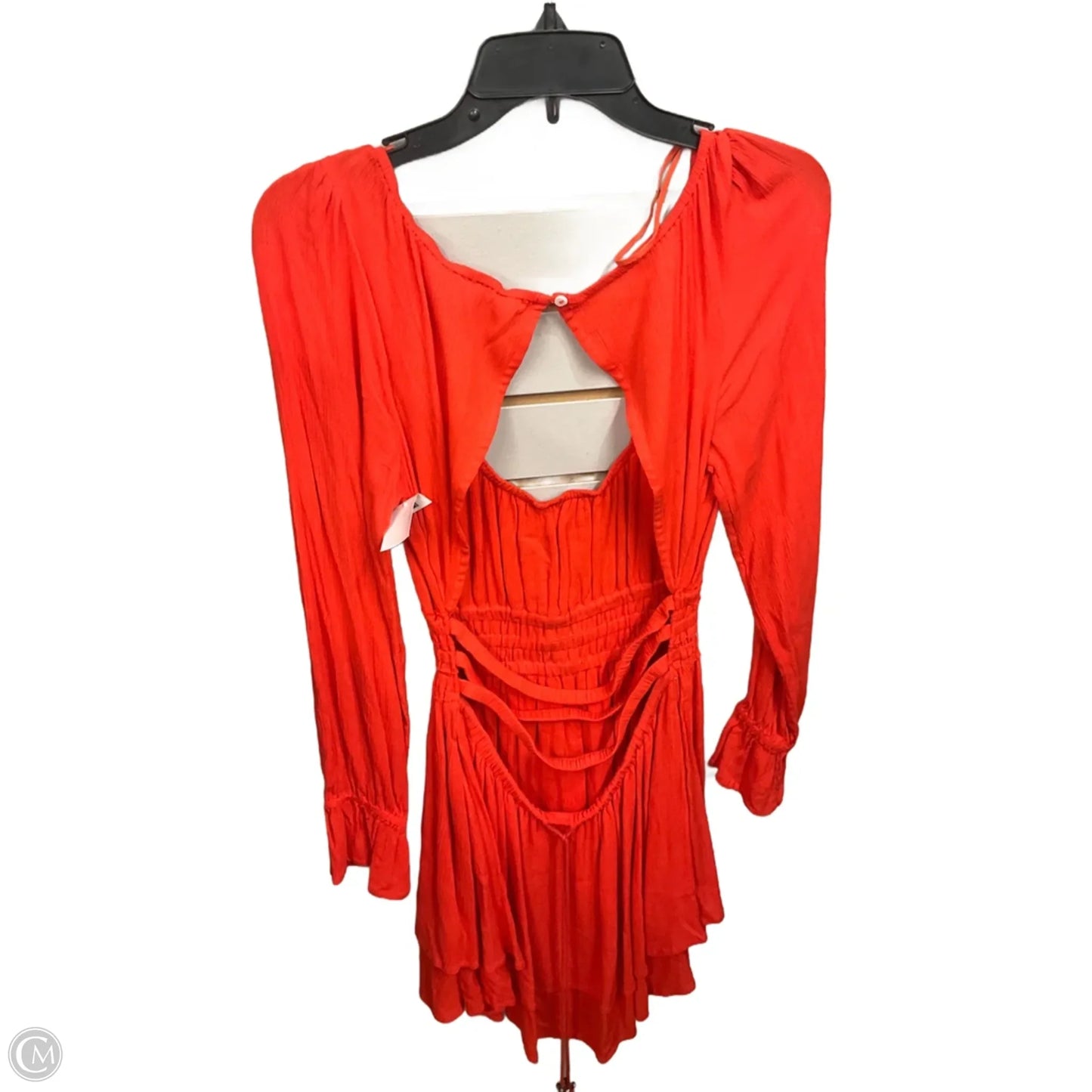 Dress Casual Midi By Free People In Orange, Size: S