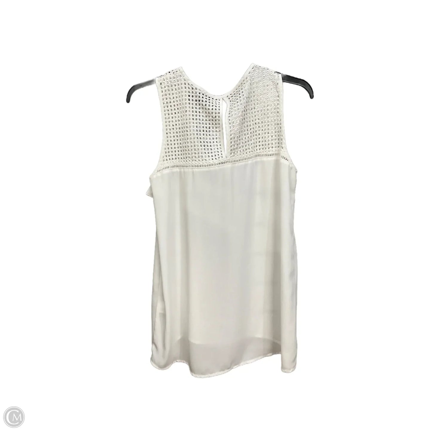 Top Sleeveless By Banana Republic In White, Size: S
