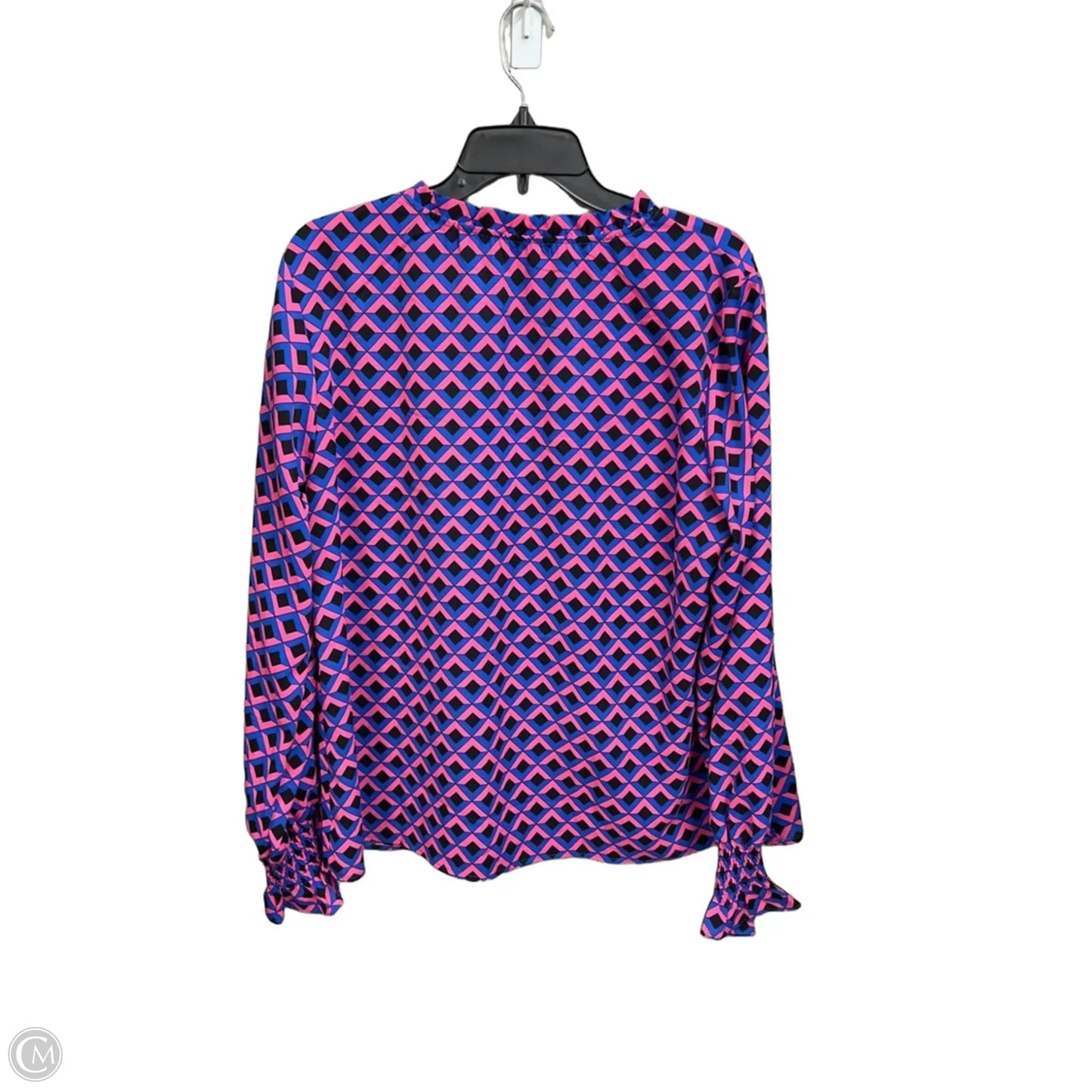 Top Long Sleeve By Clothes Mentor In Geometric Pattern, Size: Xl