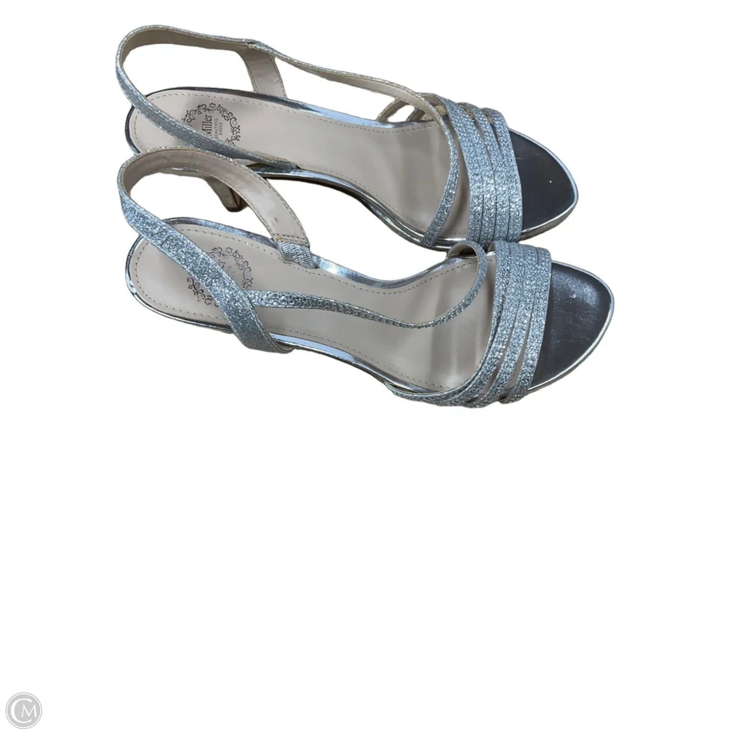 Shoes Heels Stiletto By Clothes Mentor In Silver, Size: 7